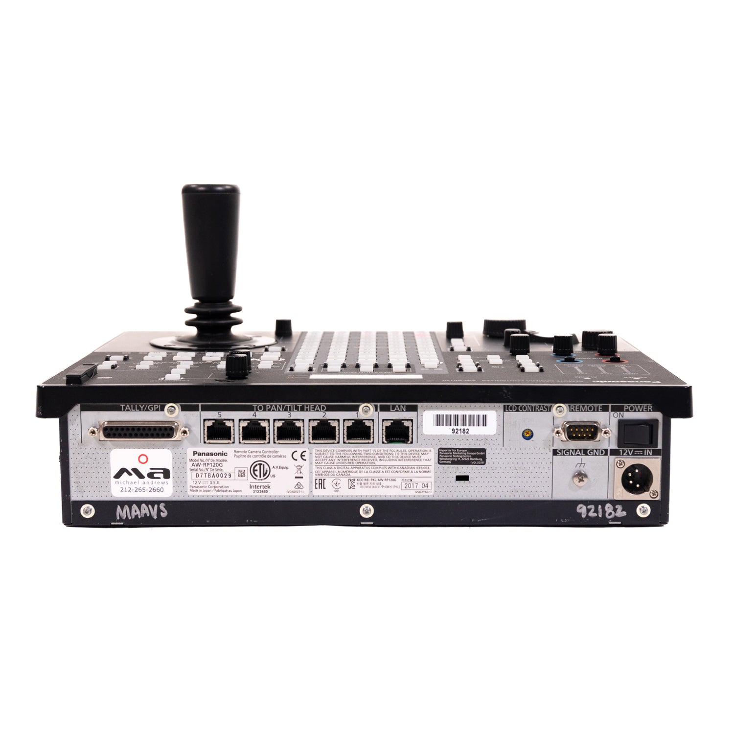 Panasonic AW-RP120G Remote Camera Controller