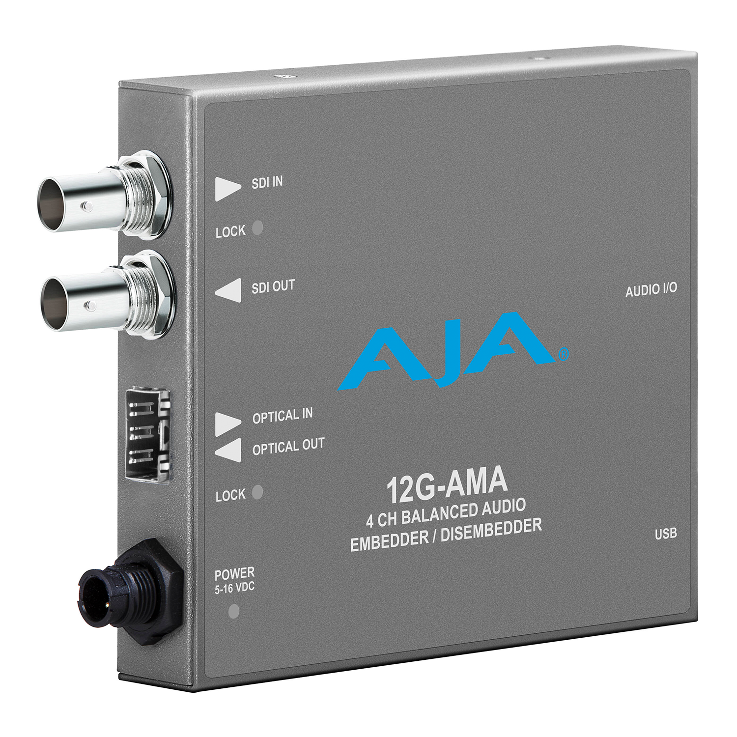 AJA 12G-AMA 12G-SDI 4-Channel Audio Embedder / Disembedder