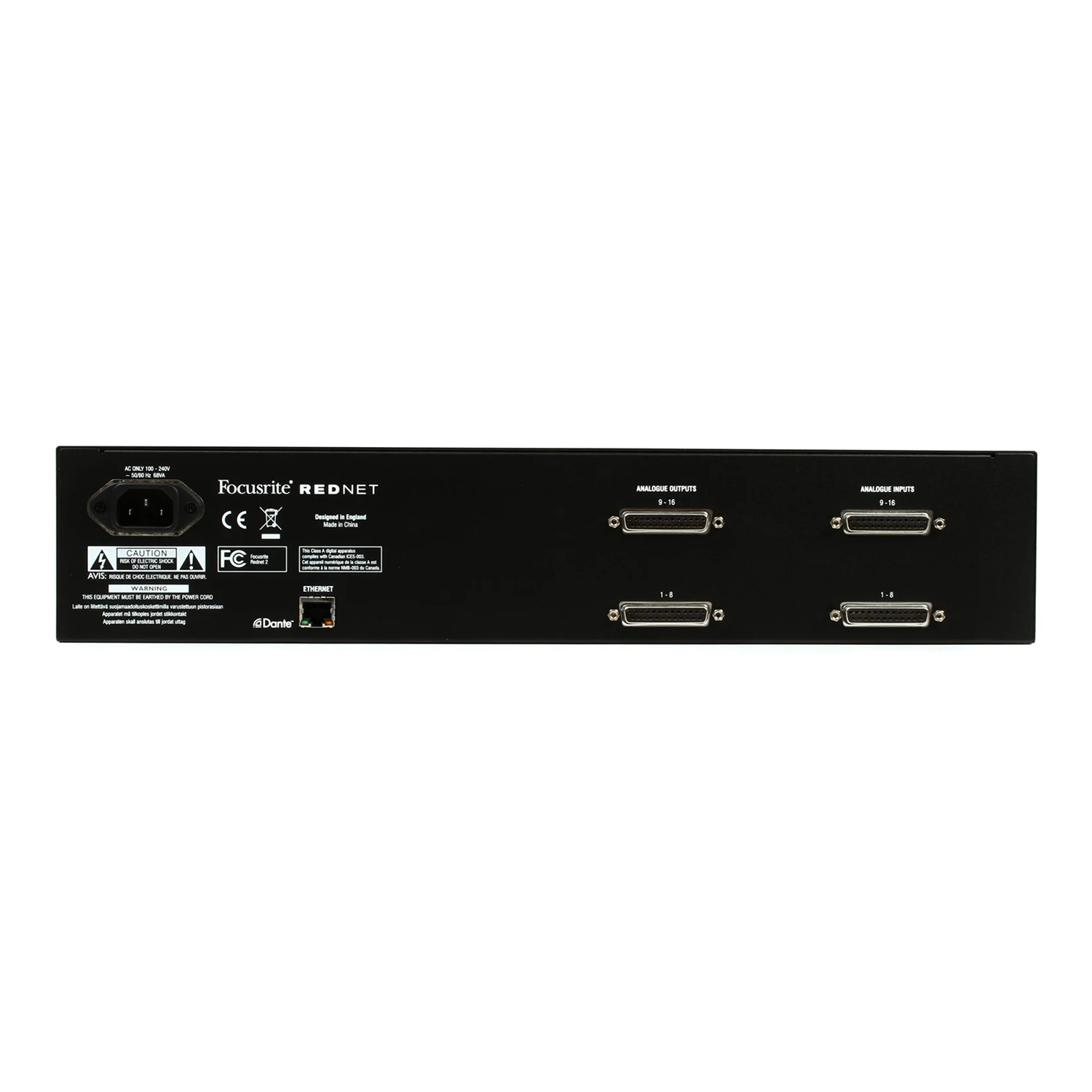 Focusrite RedNet 2 16-Channel Audio Interface