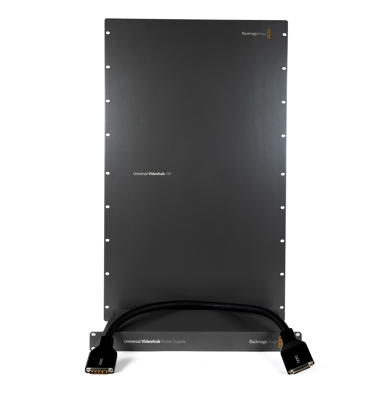 Used Blackmagic Design Videohub 288 with 55 SDI Interface Cards and 1RU 720W Power Supply In Good Condition