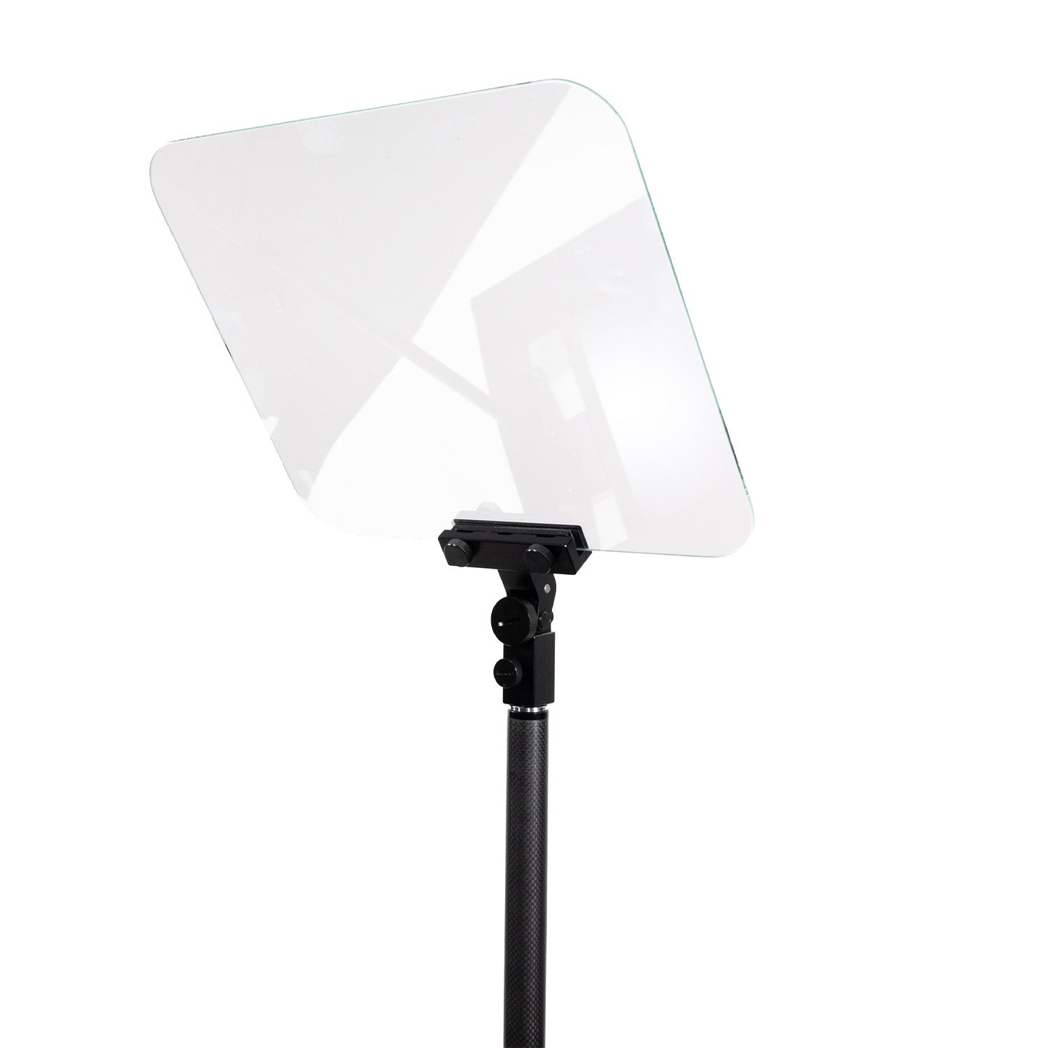 Prompter People StagePro Presidential Teleprompter Pair - 24" High Brightness, Carbon Fiber Poles, w/ Case