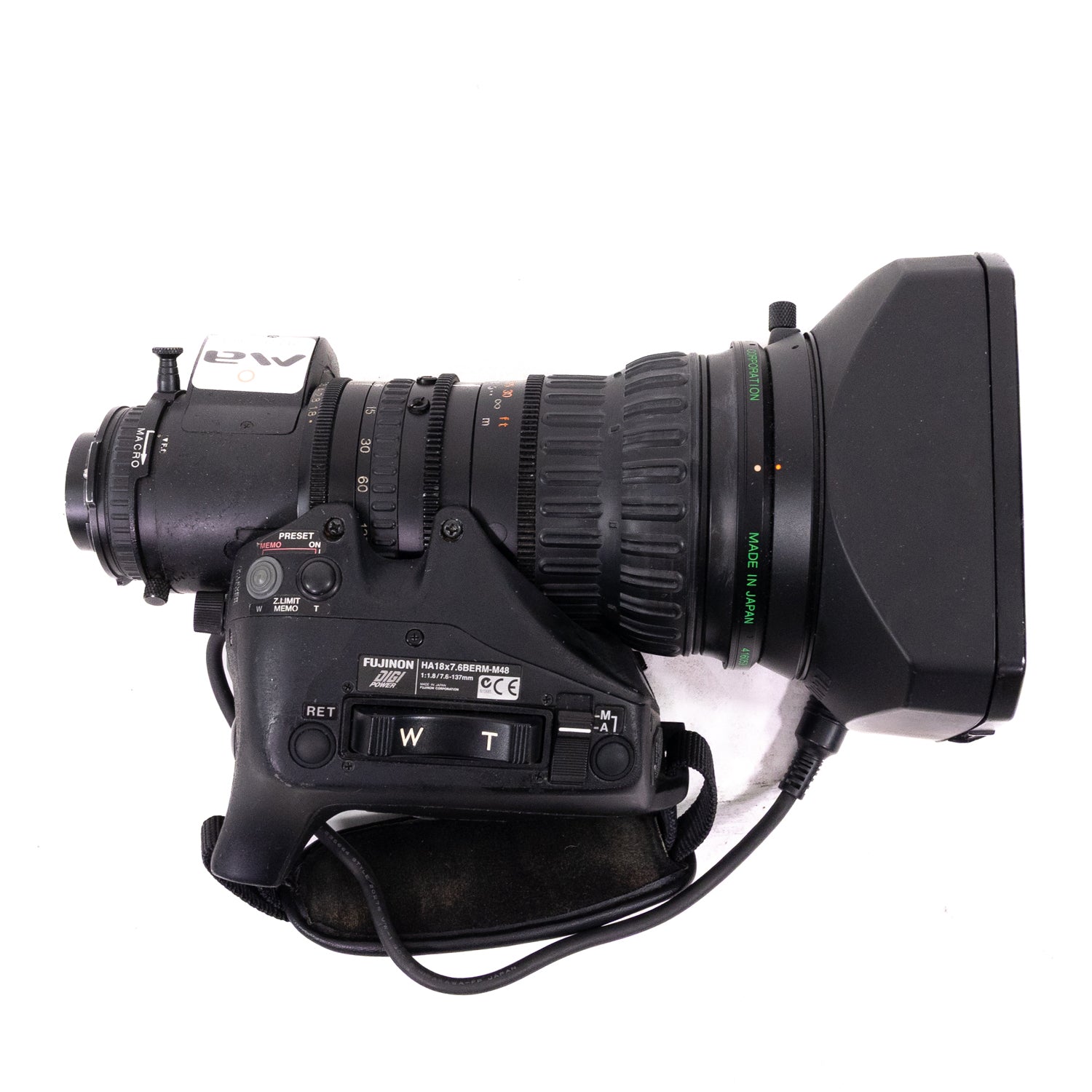 Fujinon HA18x7.6BERM-M48 HD Camera Lens