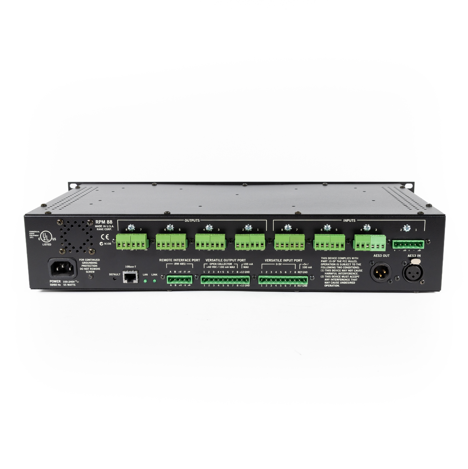 Rane RPM 88 Digital Programmable Multiprocessor