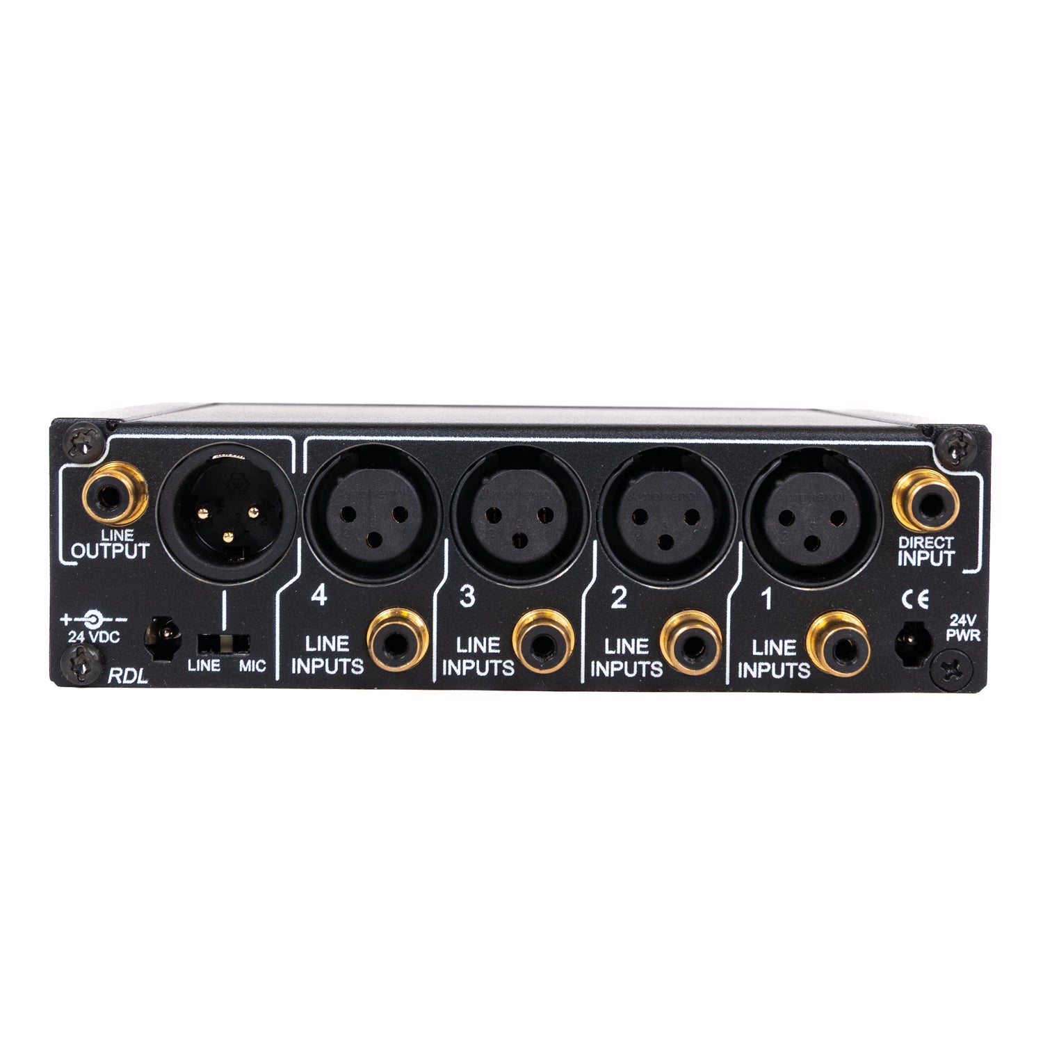 RDL RU-MX4L 4-Channel Mic/Line Mixer (No Power Supply)