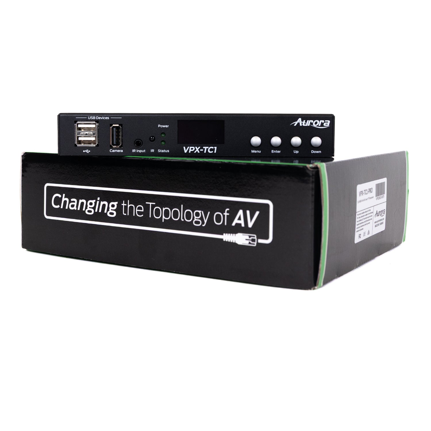 Aurora VPX-TC1-PRO 4K60 4:4:4 1Gbps AV-Over-IP Transceiver (No Power Supply)