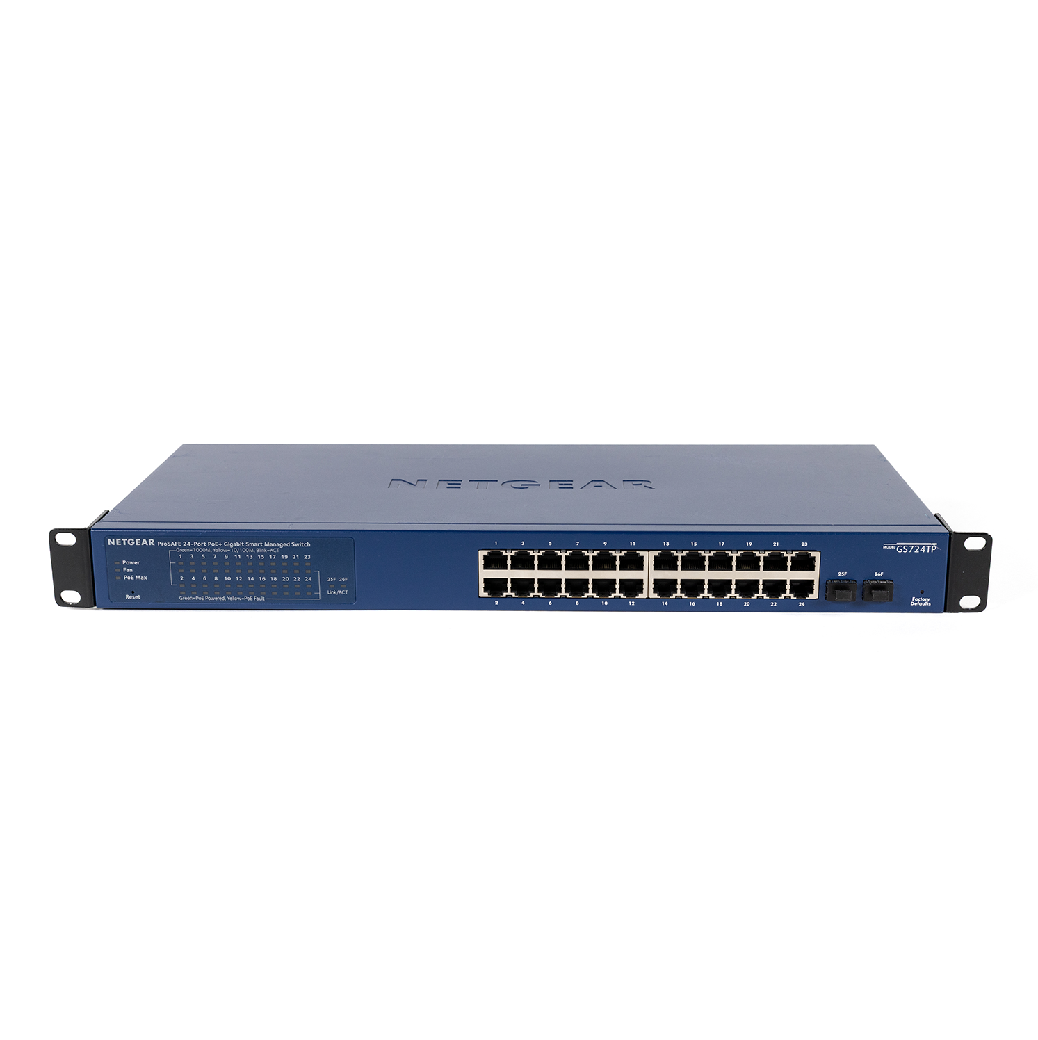 Netgear GS724TPP ProSAFE 24-Port Gigabit PoE+ Managed Switch