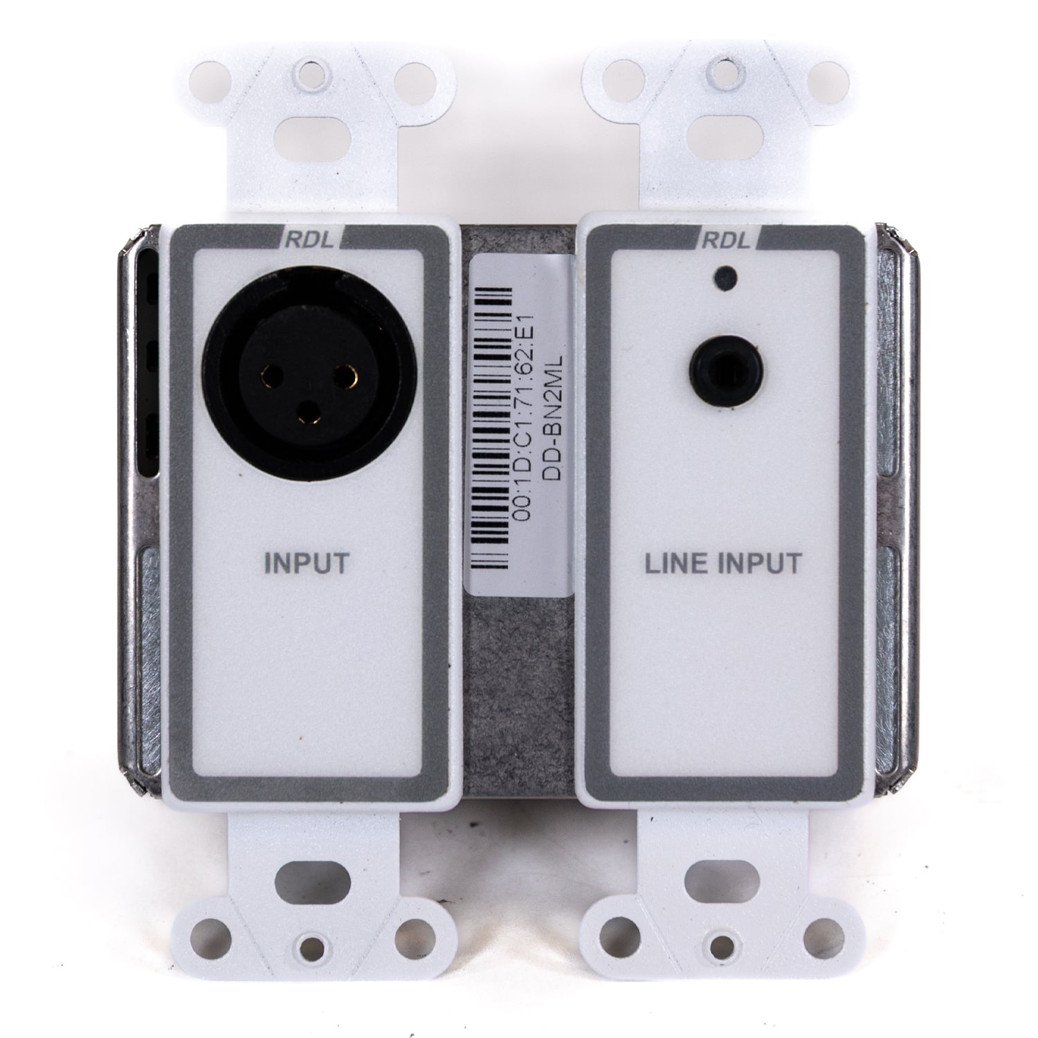 RDL DD-BN2ML Mic/Line Dante Interface 2x2 (White)