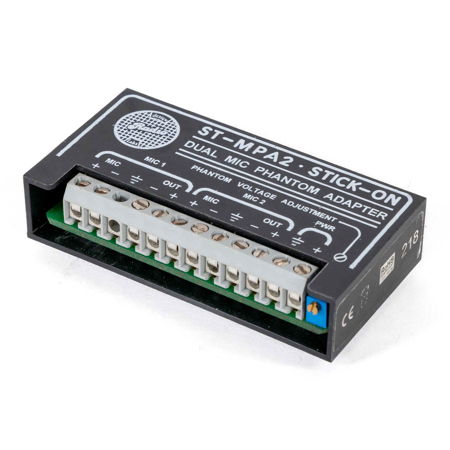 Radio Design Labs ST-MPA2 Stick-On Dual Mic Phantom Adapter