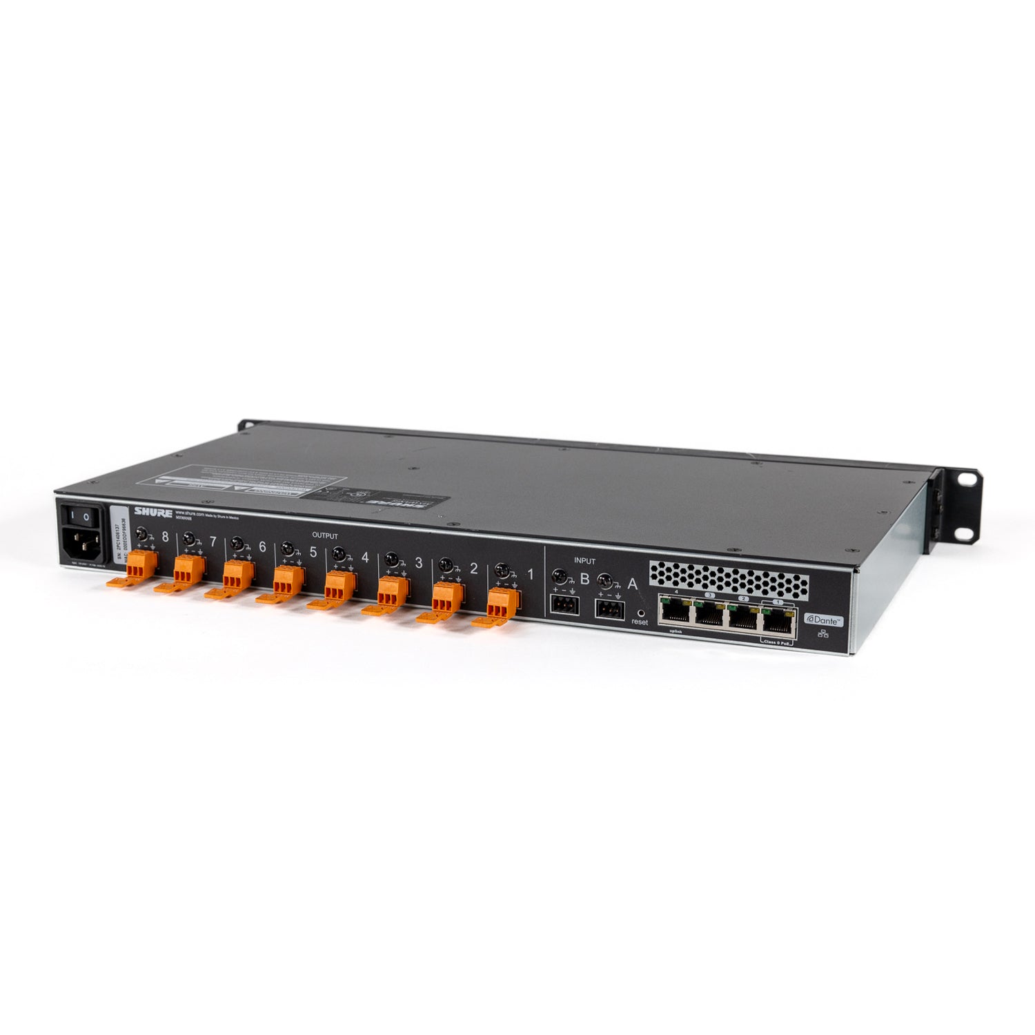 Shure MXWANI8 8-Channel Audio Network Interface