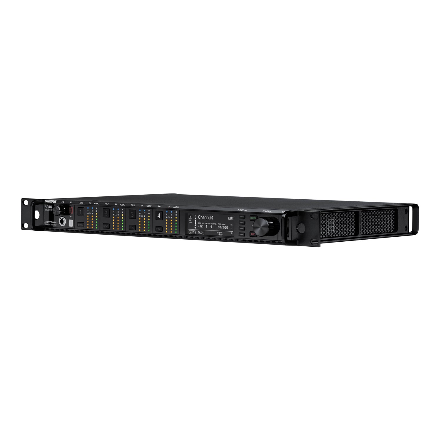 Shure Axient Digital AD4Q Four-Channel Digital Wireless Receiver