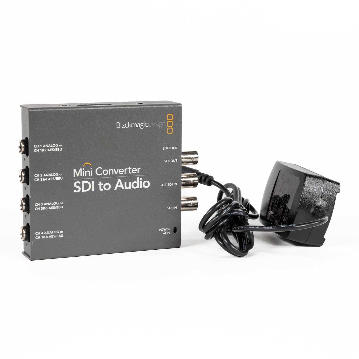 Mini convertisseur audio Blackmagic Design SDI to AUDIO entrée AES/EBU Mini convertisseur audio Blackmagic Design SDI to AUDIO entrée AES/EBU