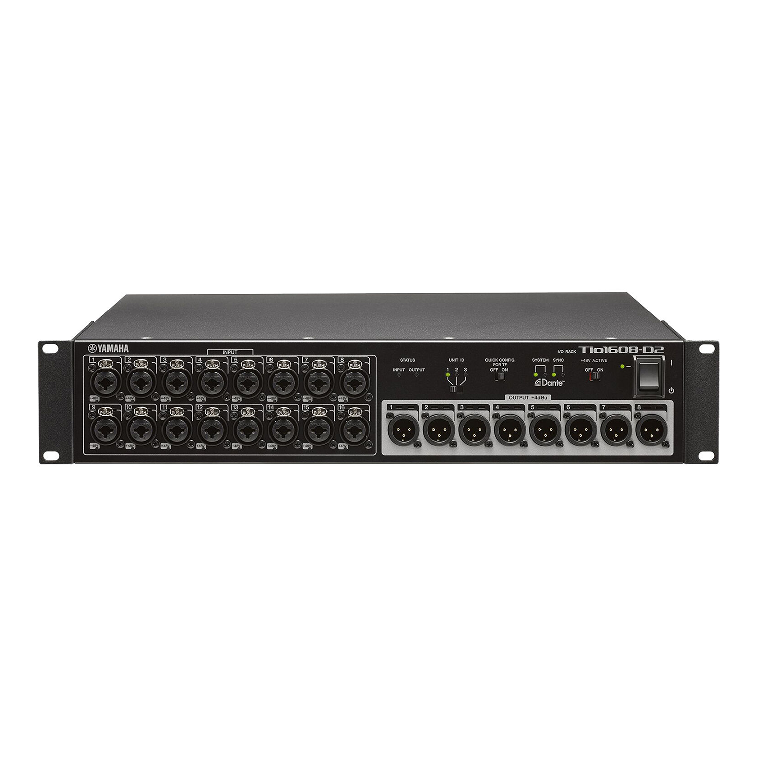 Yamaha TIO1608-D2 Dante I/O Rack
