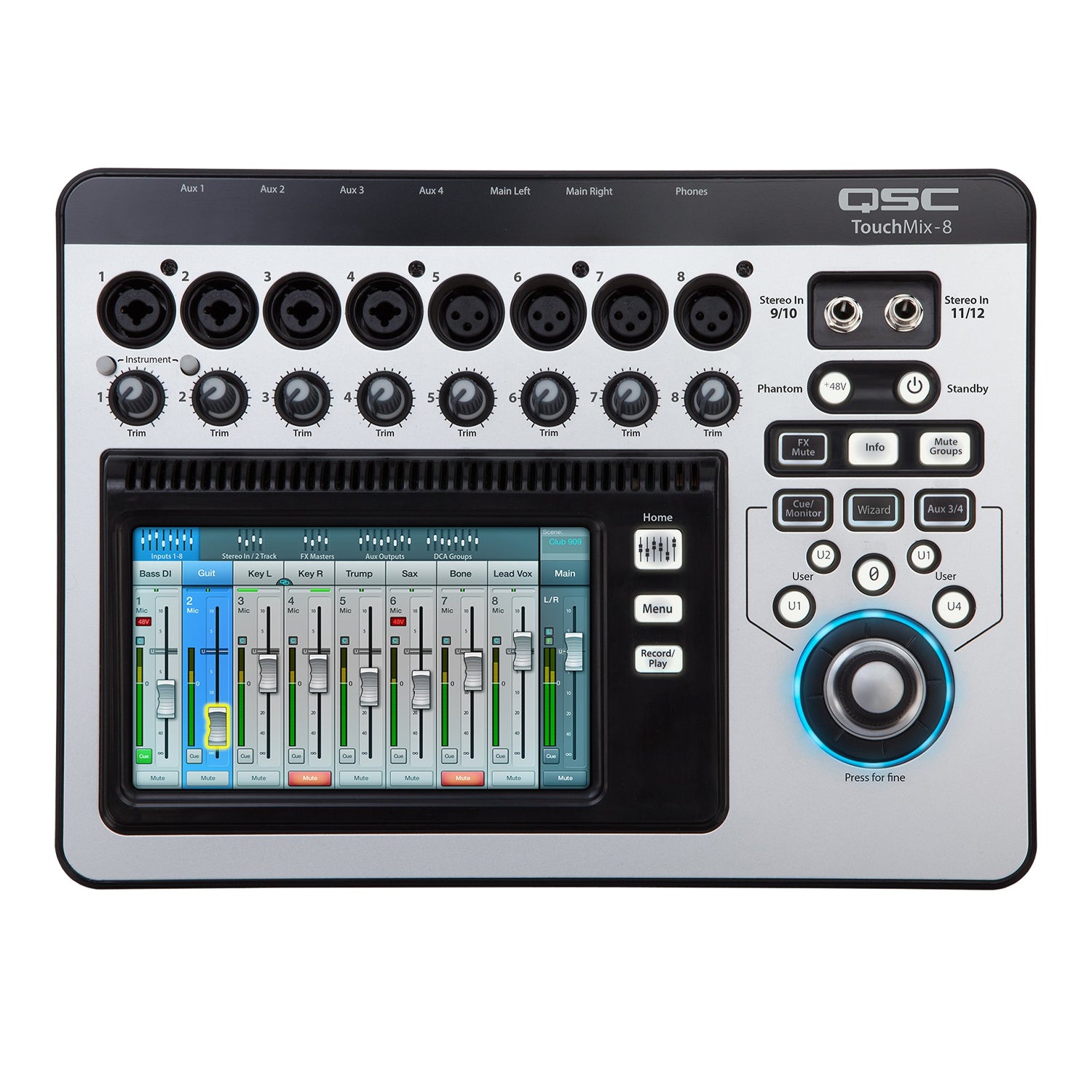 QSC TouchMix-8 Compact Digital Mixer