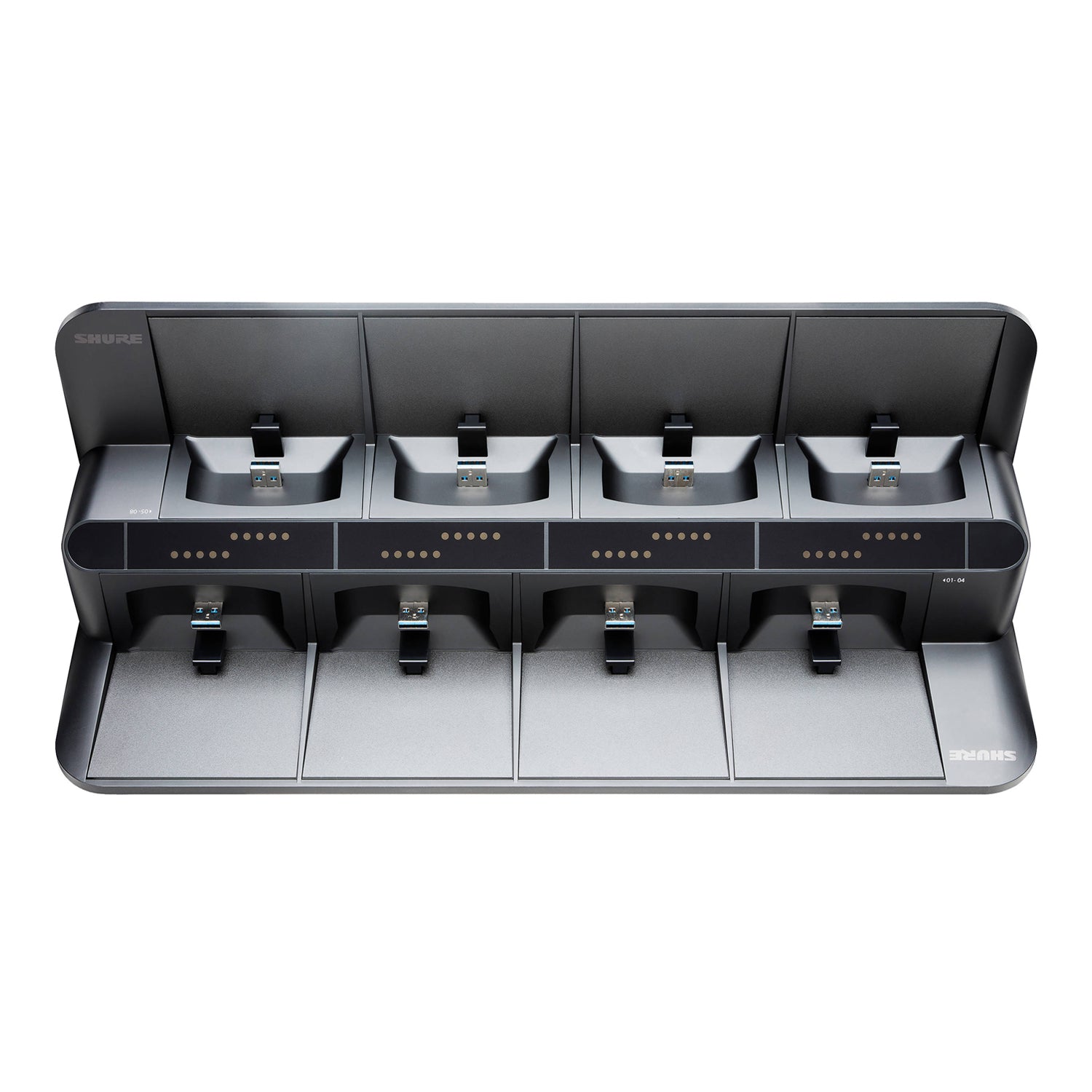 Shure SBC850 8-Bay Networked Docking Station for ULXD6/ULXD8