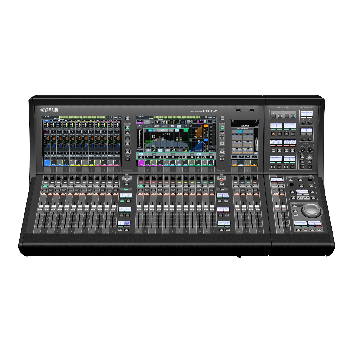 Yamaha DM7-EX 120-Channel Digital Mixing Console + CTL-DM7 Expansion Controller
