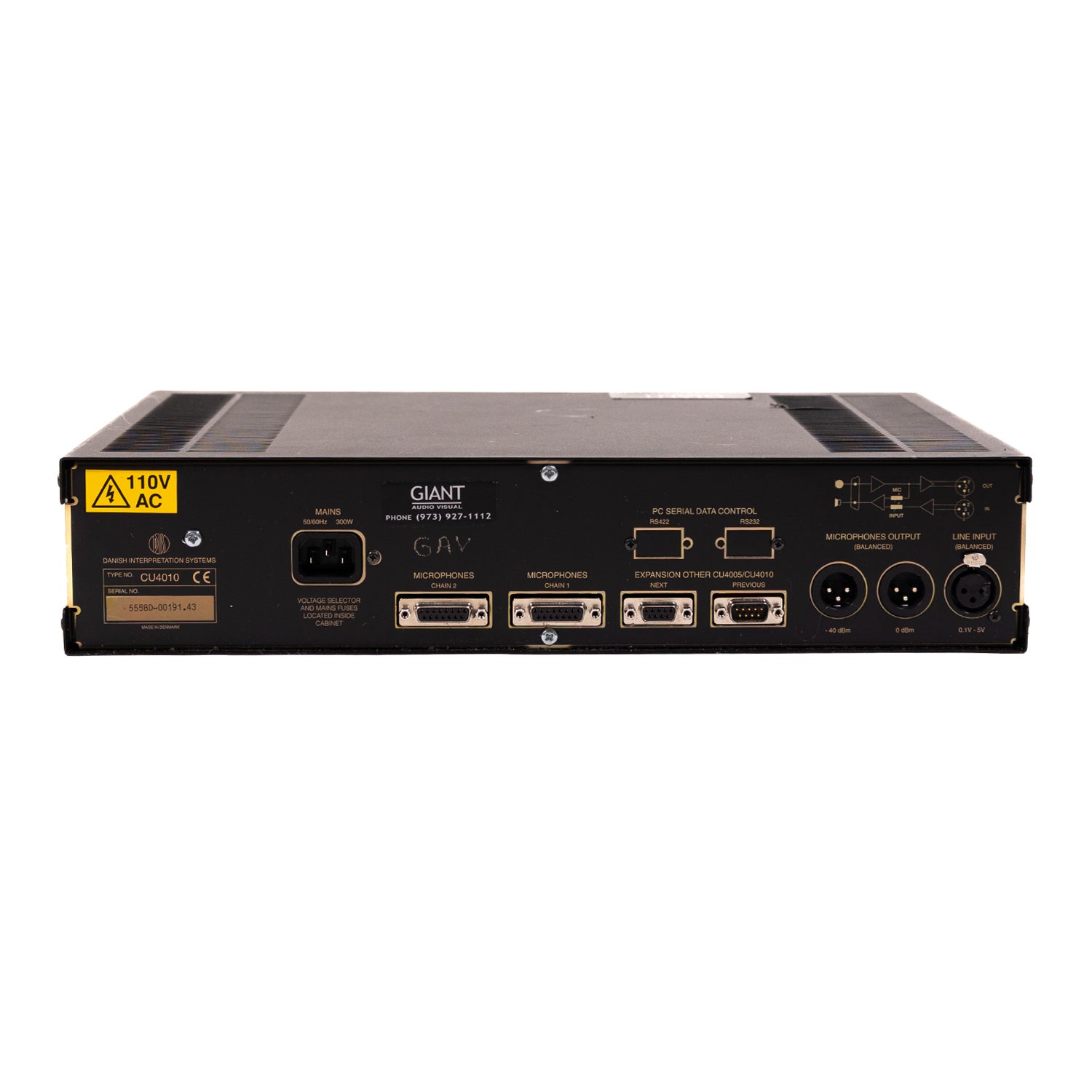 Danish Interpretation Systems CU4010 Central Station