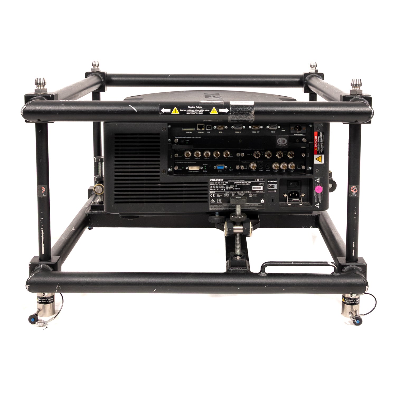 Christie Roadster HD14K-M DLP Projector with Fly Cage & Road Case (Lamp Hours: 232/232)