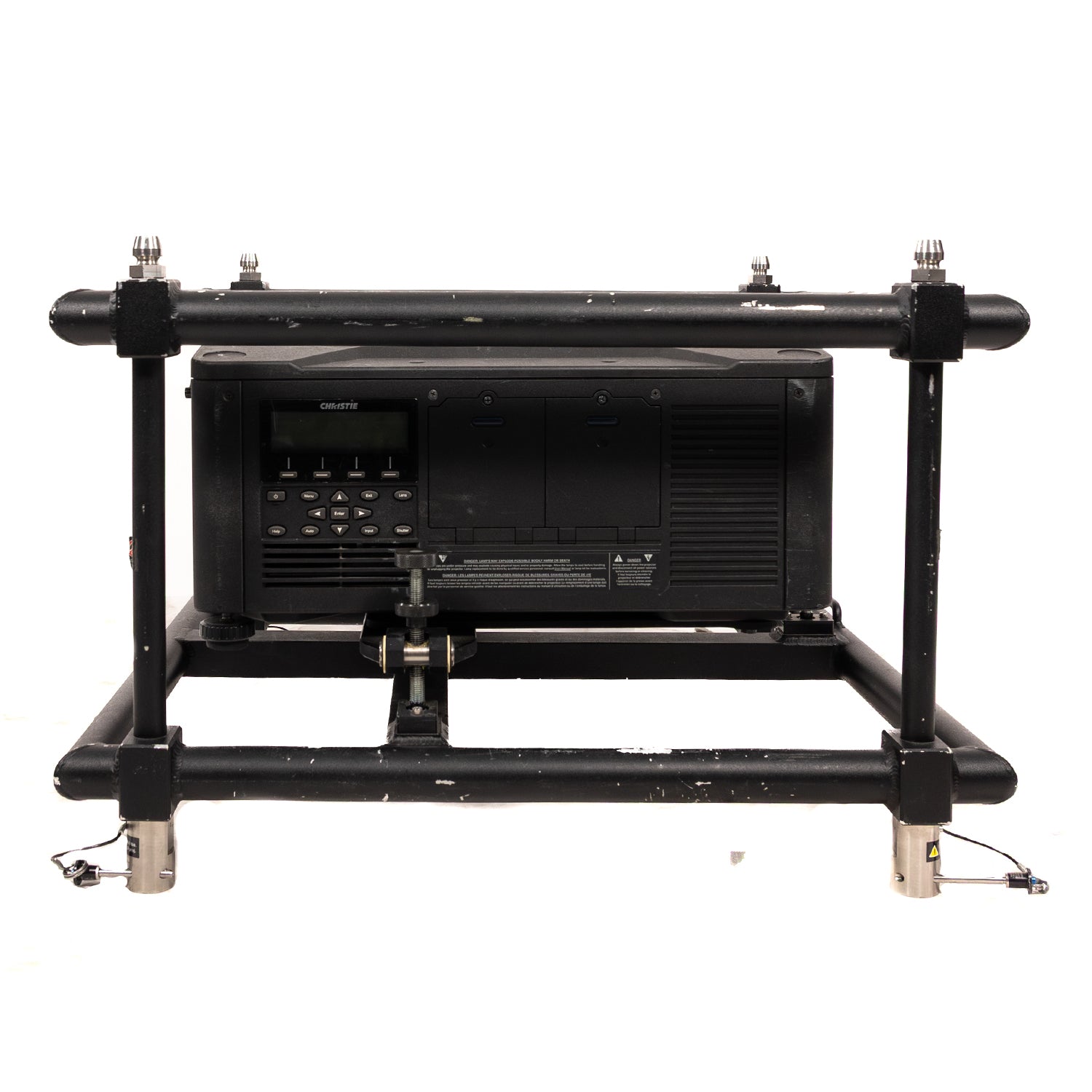 Christie Roadster HD14K-M DLP Projector with Fly Cage & Road Case (Lamp Hours 809/809)