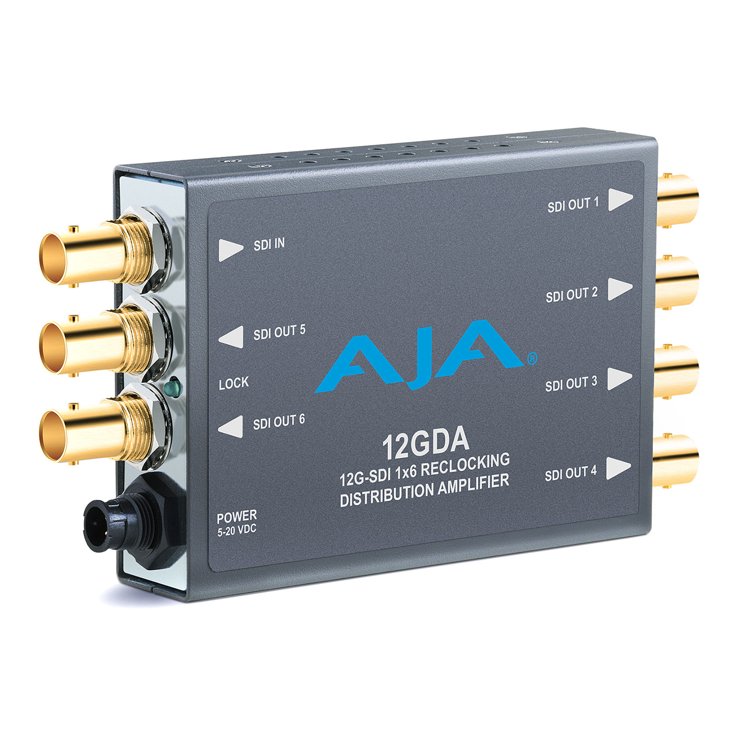 AJA 12GDA 12G-SDI 1x6 Distribution Amplifier