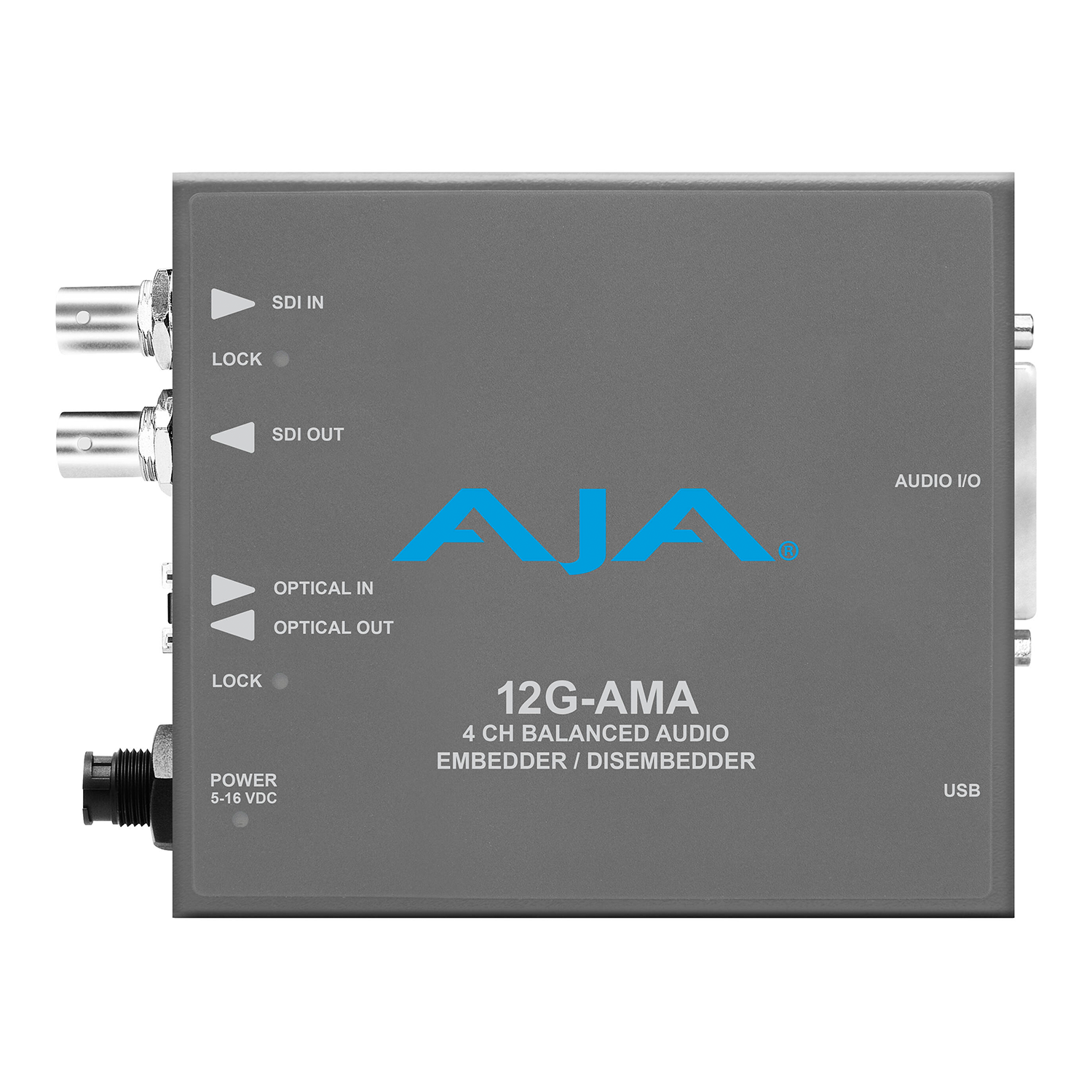 AJA 12G-AMA 12G-SDI 4-Channel Audio Embedder / Disembedder