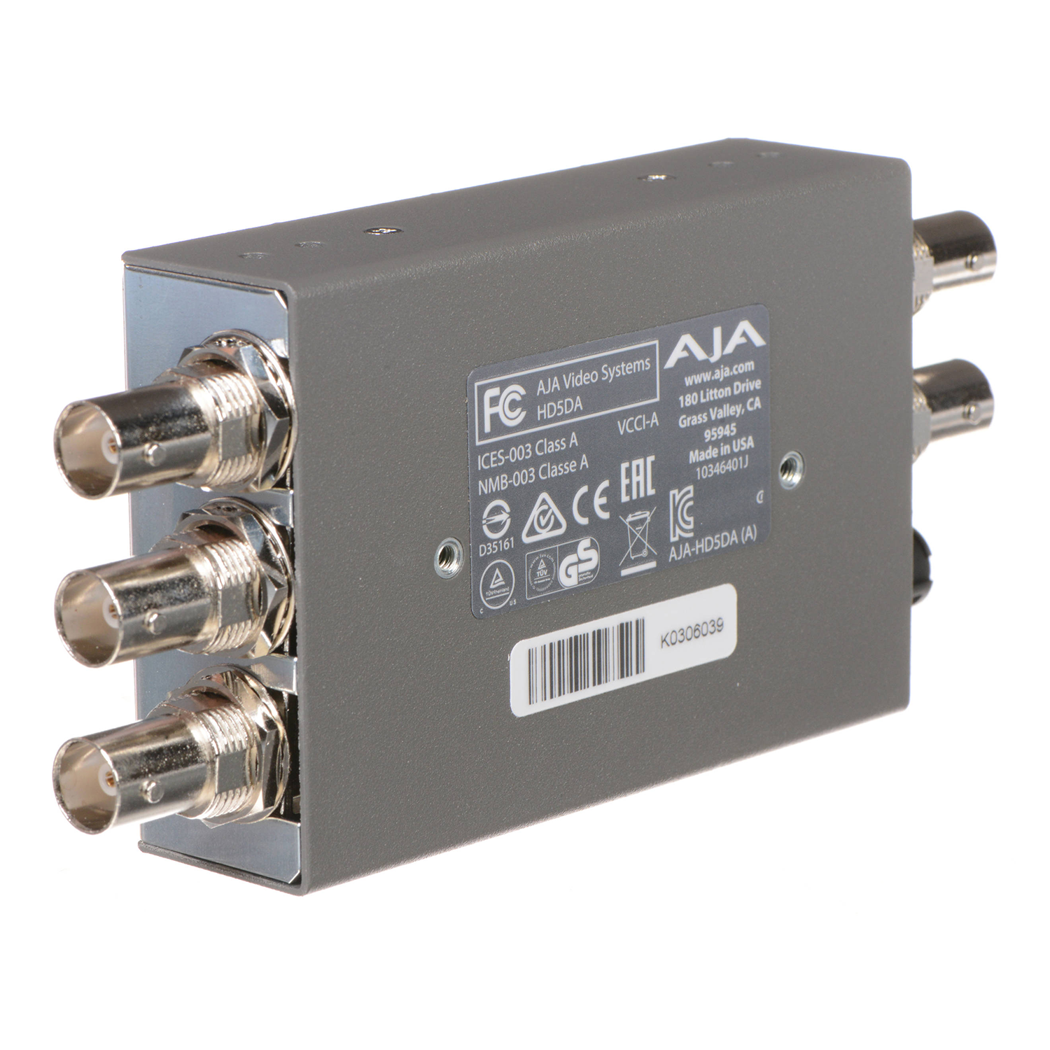 AJA HD5DA HD-SDI/SDI Serial Digital Distribution Amplifier