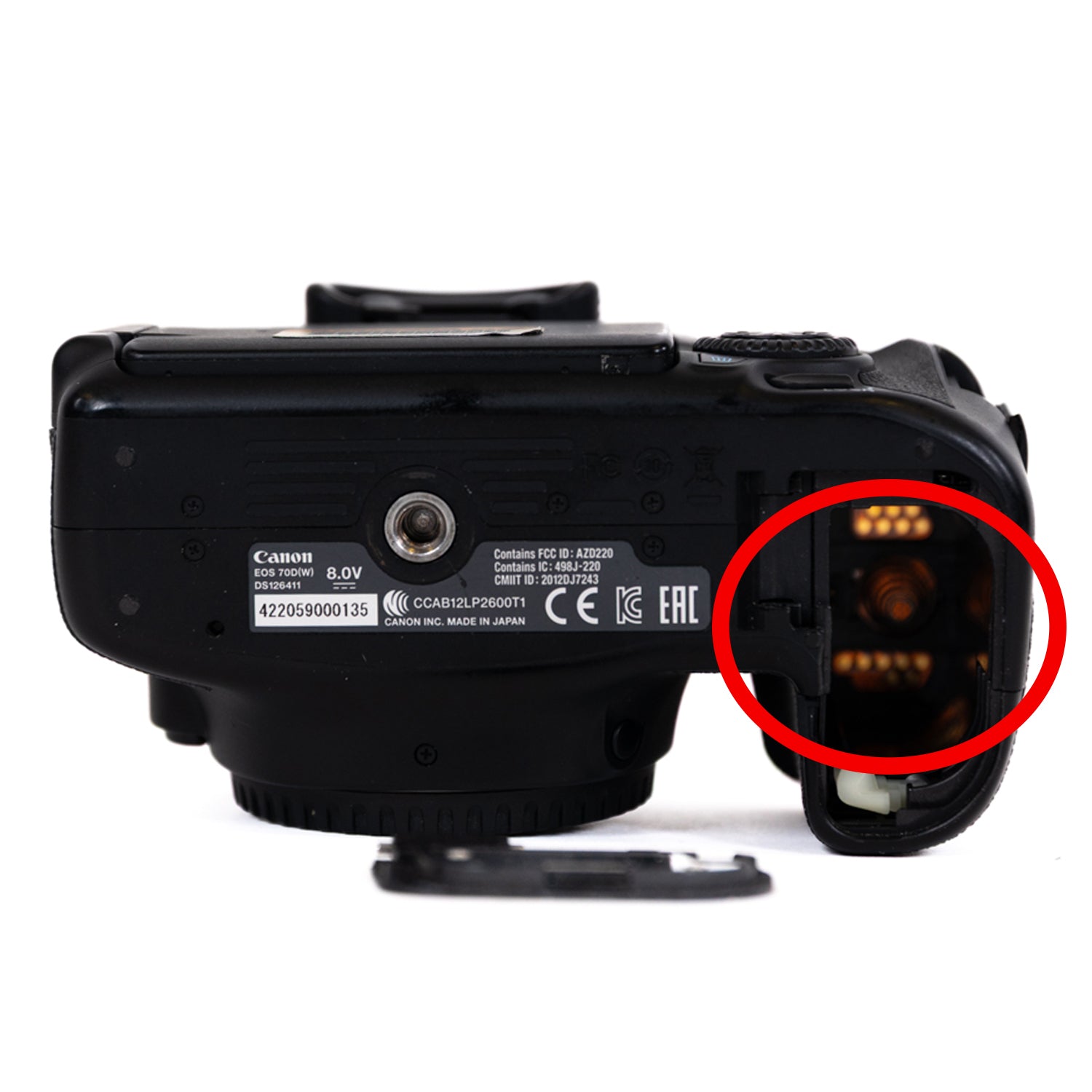 Canon EOS 70D Camera Body (For Parts Only)