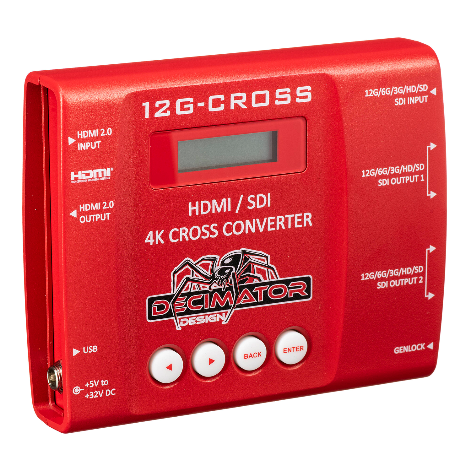 Decimator 12G-CROSS HDMI / SDI 4K Cross Converter