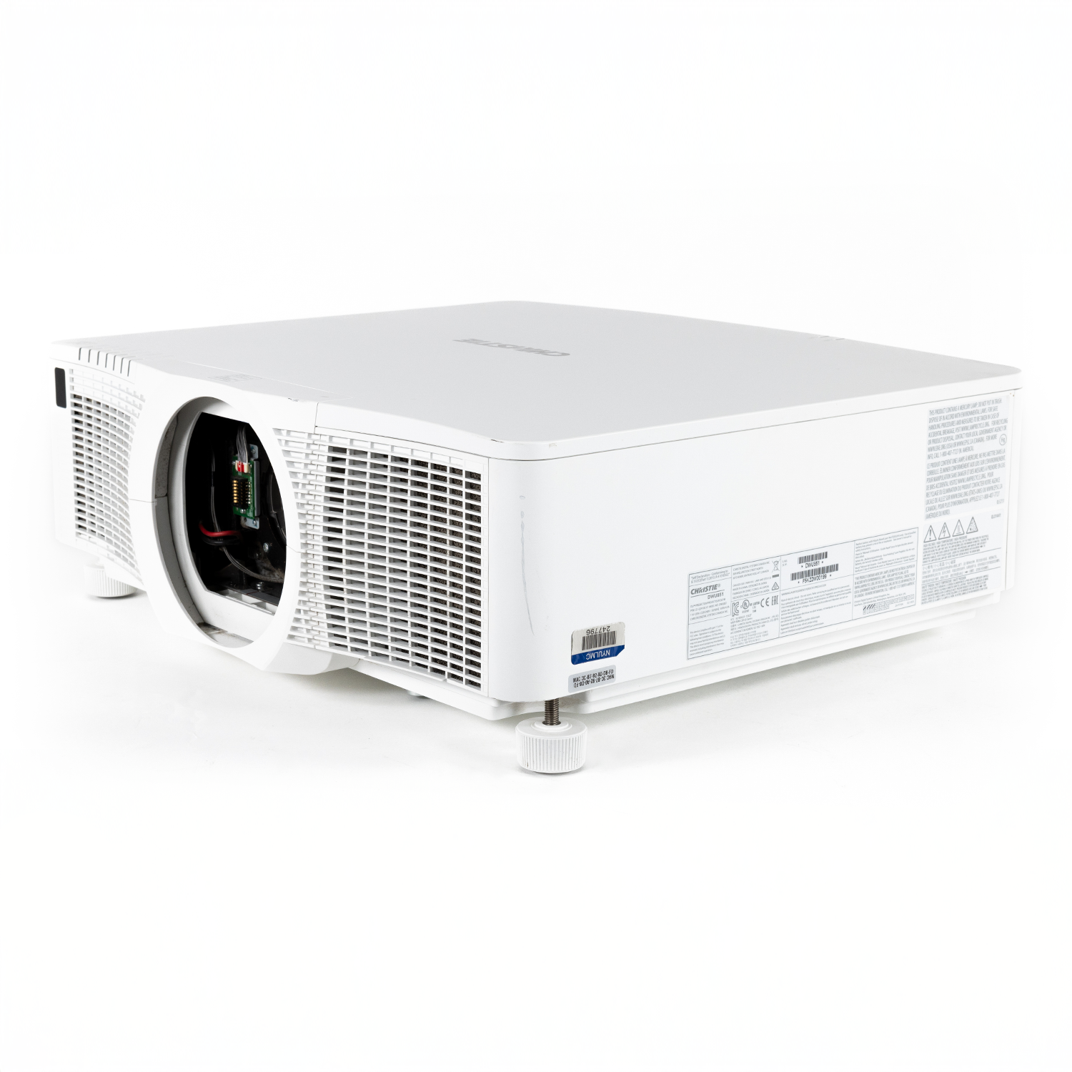 Christie DWU851-Q 1-Chip DLP Dual-Lamp Projector White *BAD LAMPS*