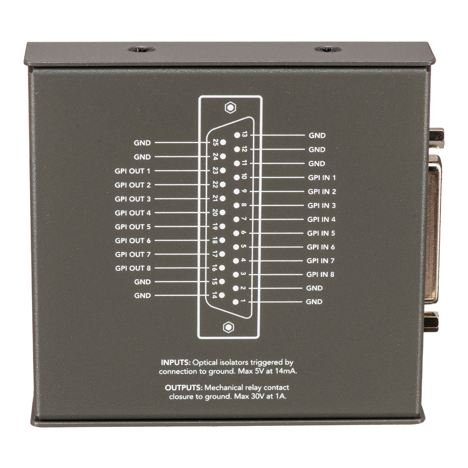 Blackmagic Design GPI & Tally Interface