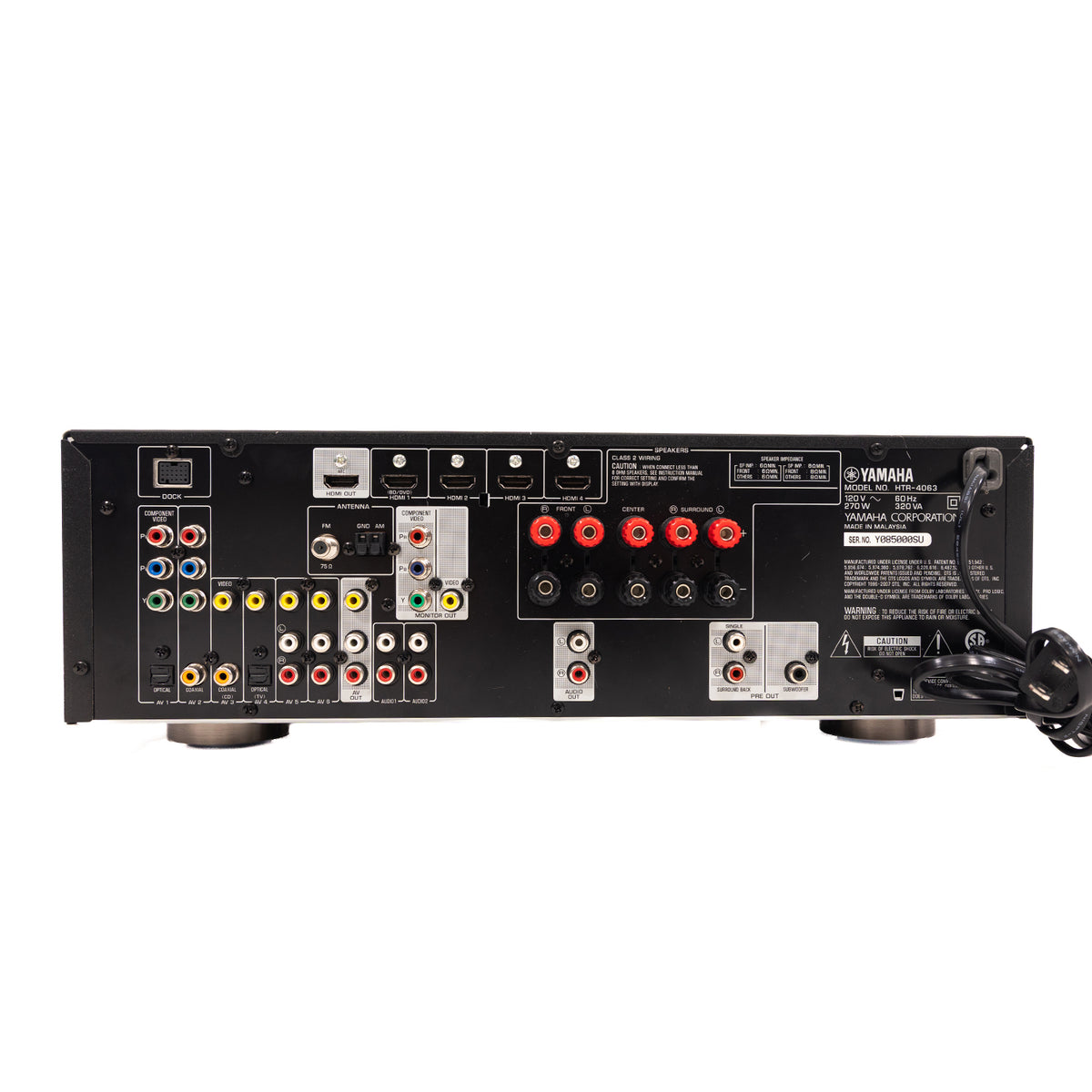 Yamaha HTR-4063 5.1-Channel 3D Home Theater Receiver