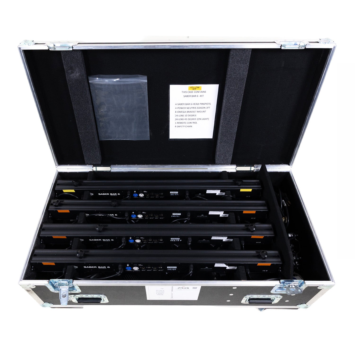 ADJ Saber Bar 6 6-Head Pinspot Lighting System (4-Pack)