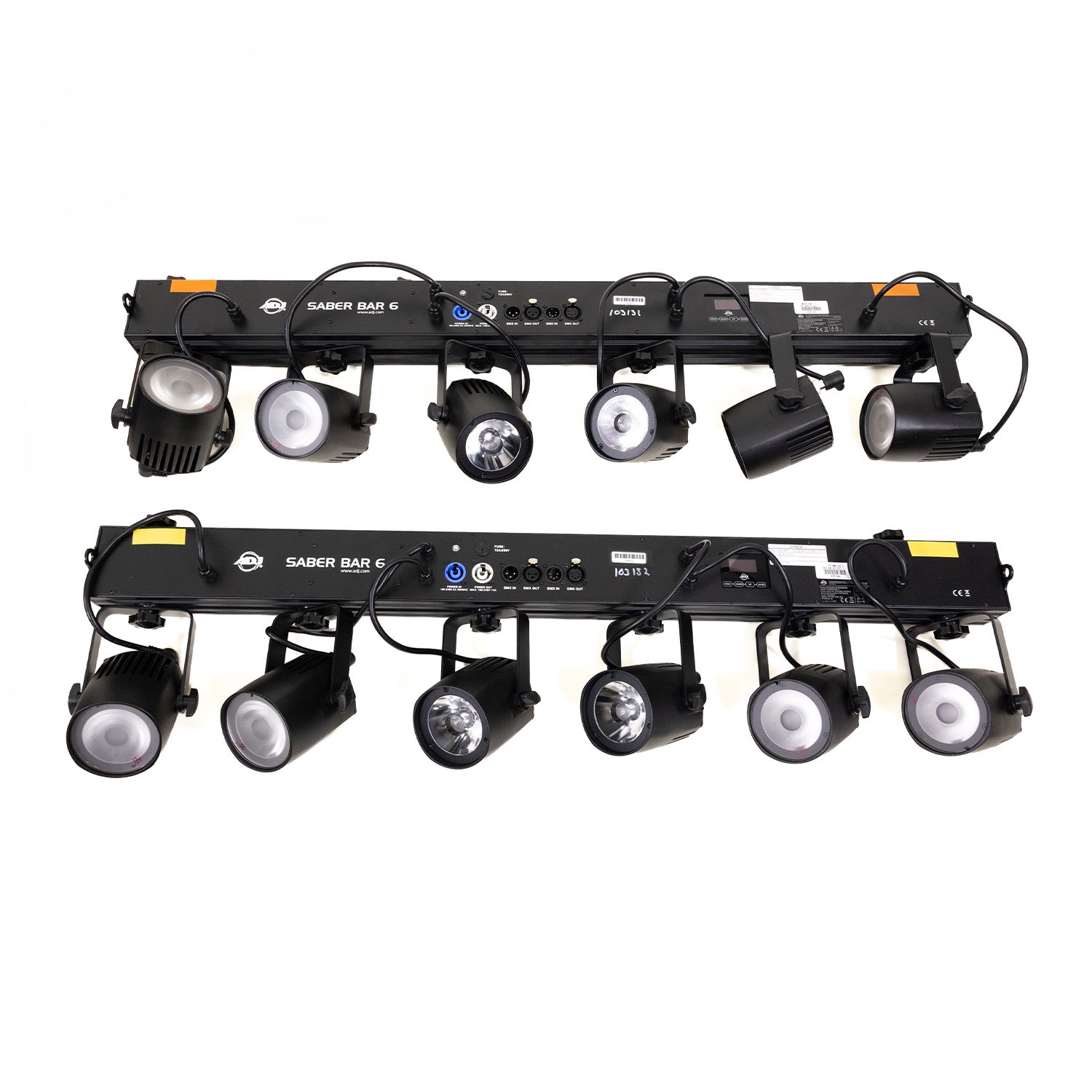 ADJ Saber Bar 6 6-Head Pinspot Lighting System (4-Pack)