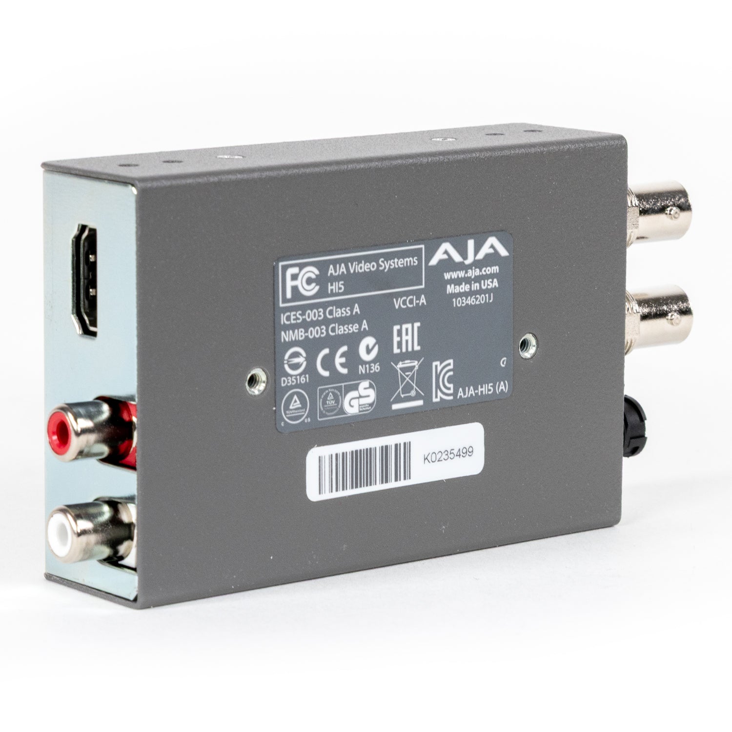 AJA HI5 HD-SDI to HDMI Video and Audio Converter