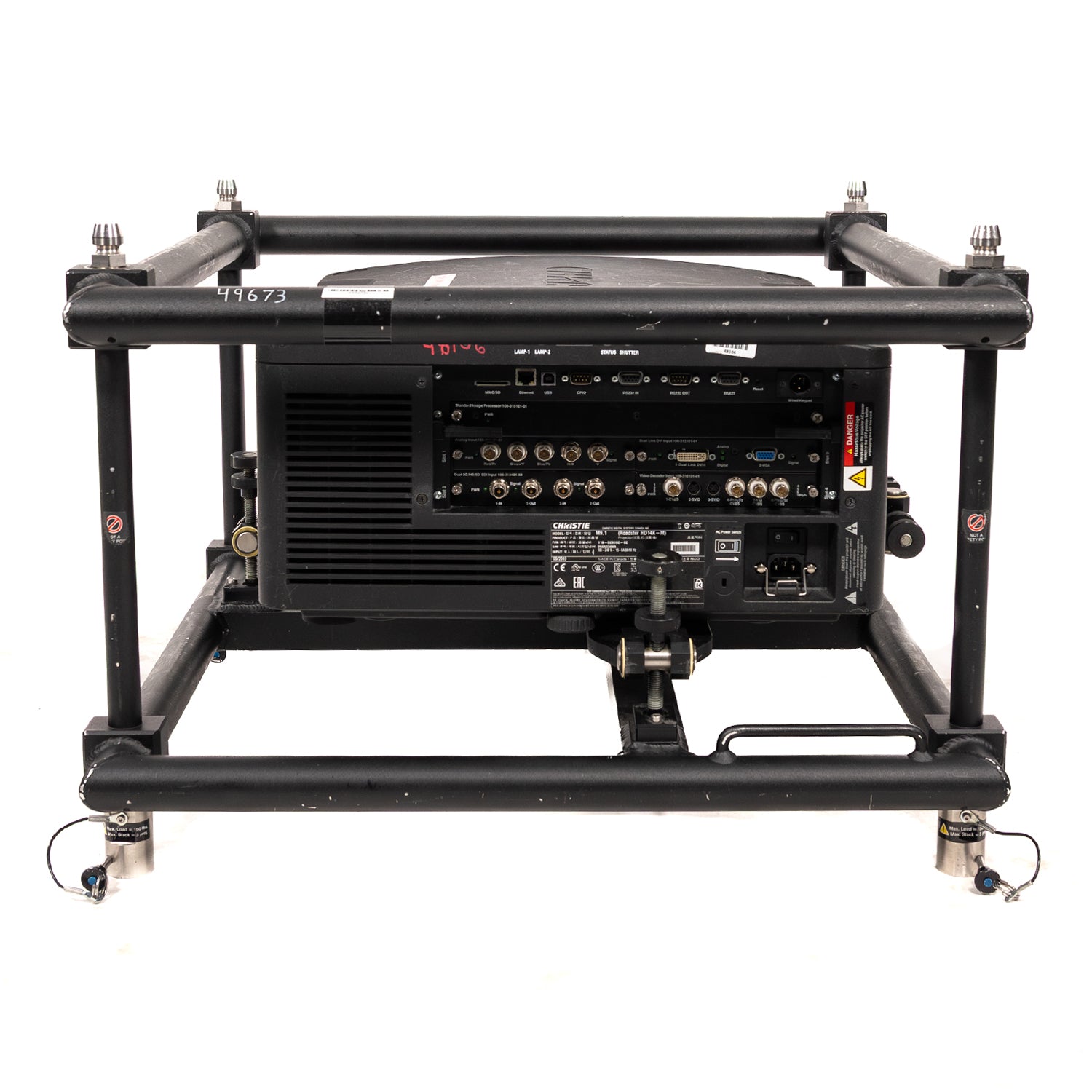 Christie Roadster HD14K-M DLP Projector with Fly Cage & Road Case (Lamp Hours: 453/453)