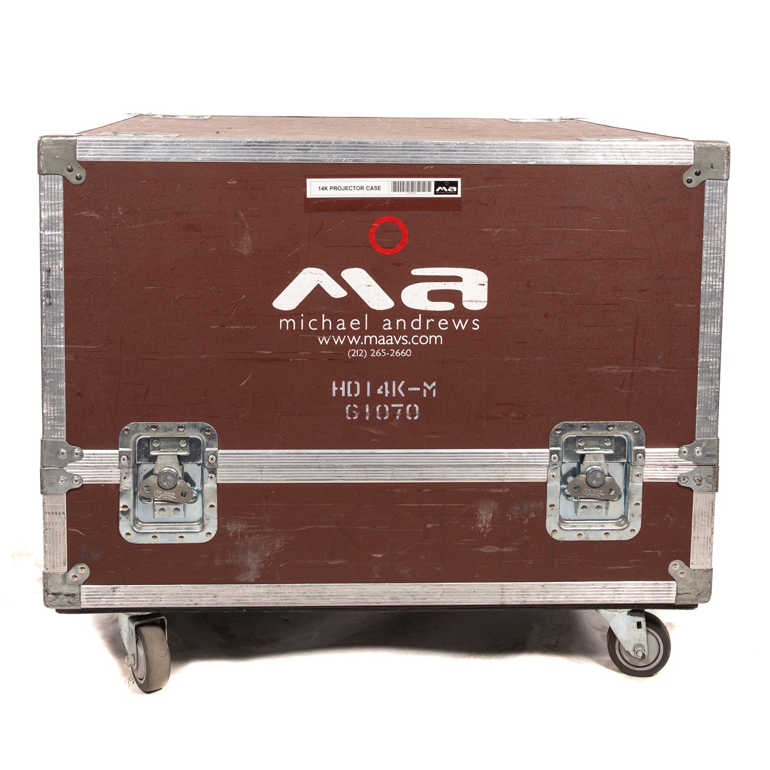 Christie Roadster HD14K-M DLP Projector with Fly Cage & Road Case (Lamp Hours: 779/771)