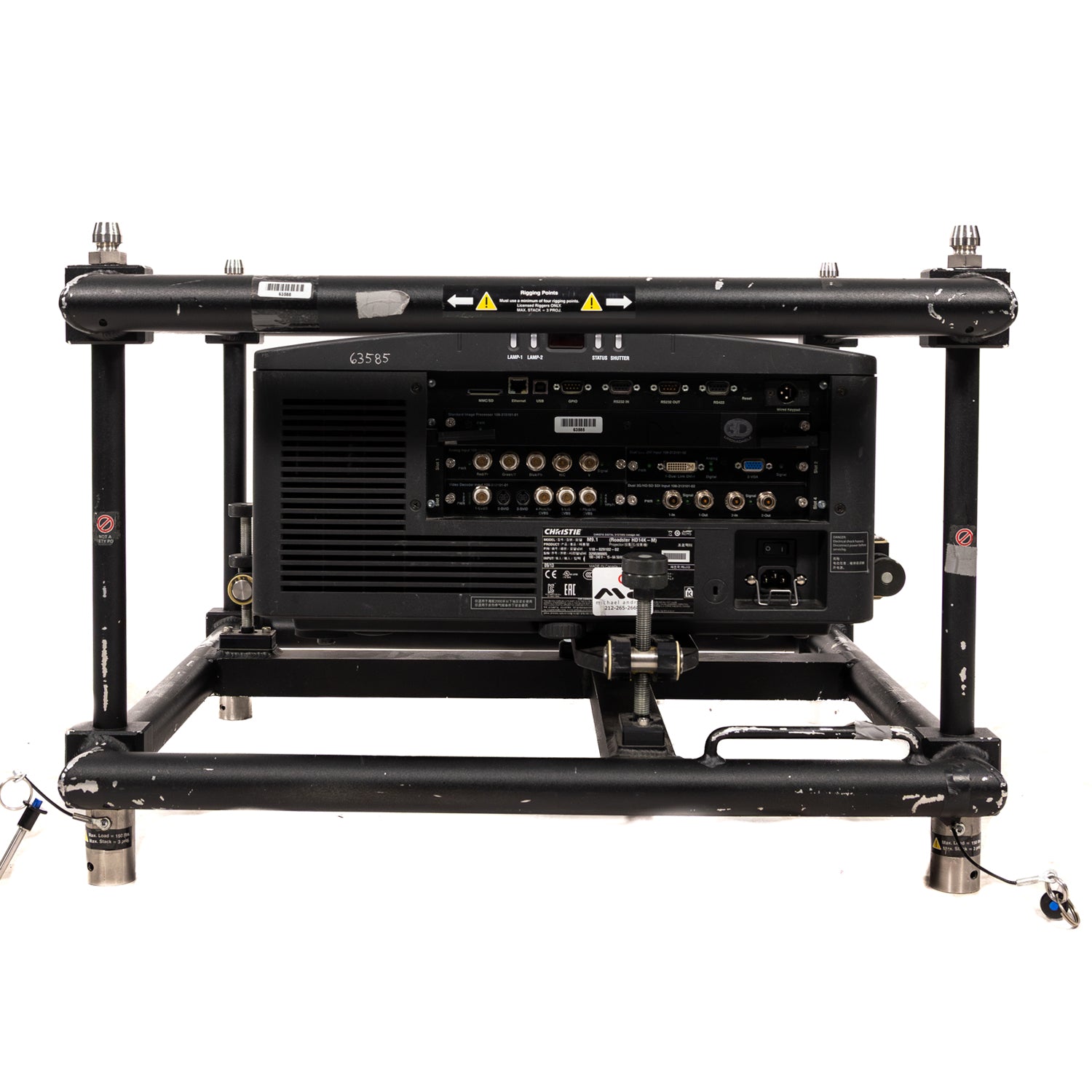 Christie Roadster HD14K-M DLP Projector with Fly Cage & Road Case