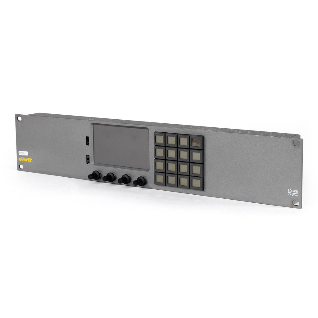 Used Evertz CP-2116E Advanced System Control Panel