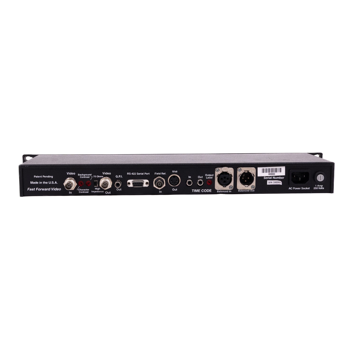 Fast Forward Video F30 Timecode Generator/Reader