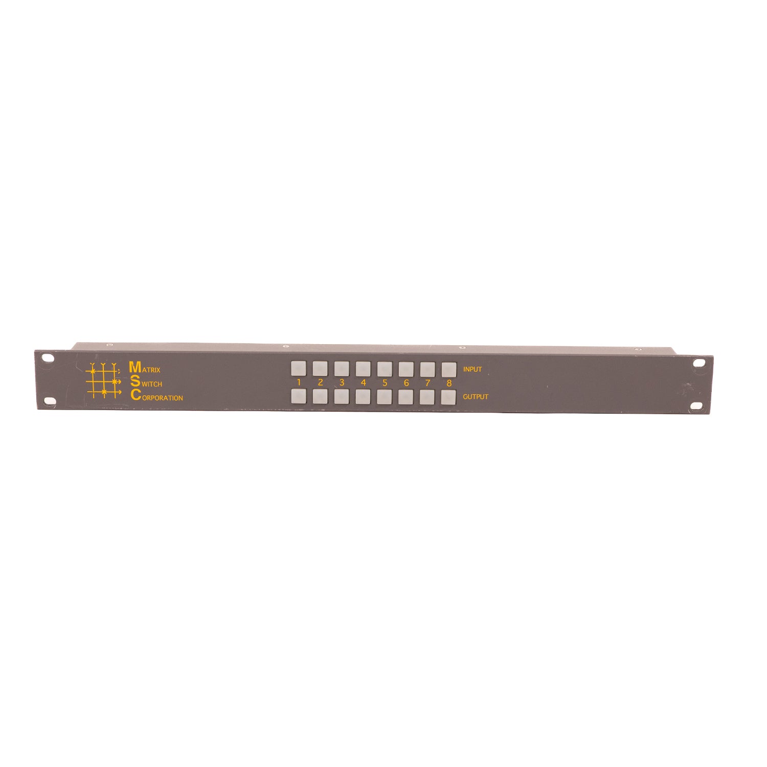 Matrix Switch MSC-CP8X8E 8x8 Elastomeric Remote Button Panel