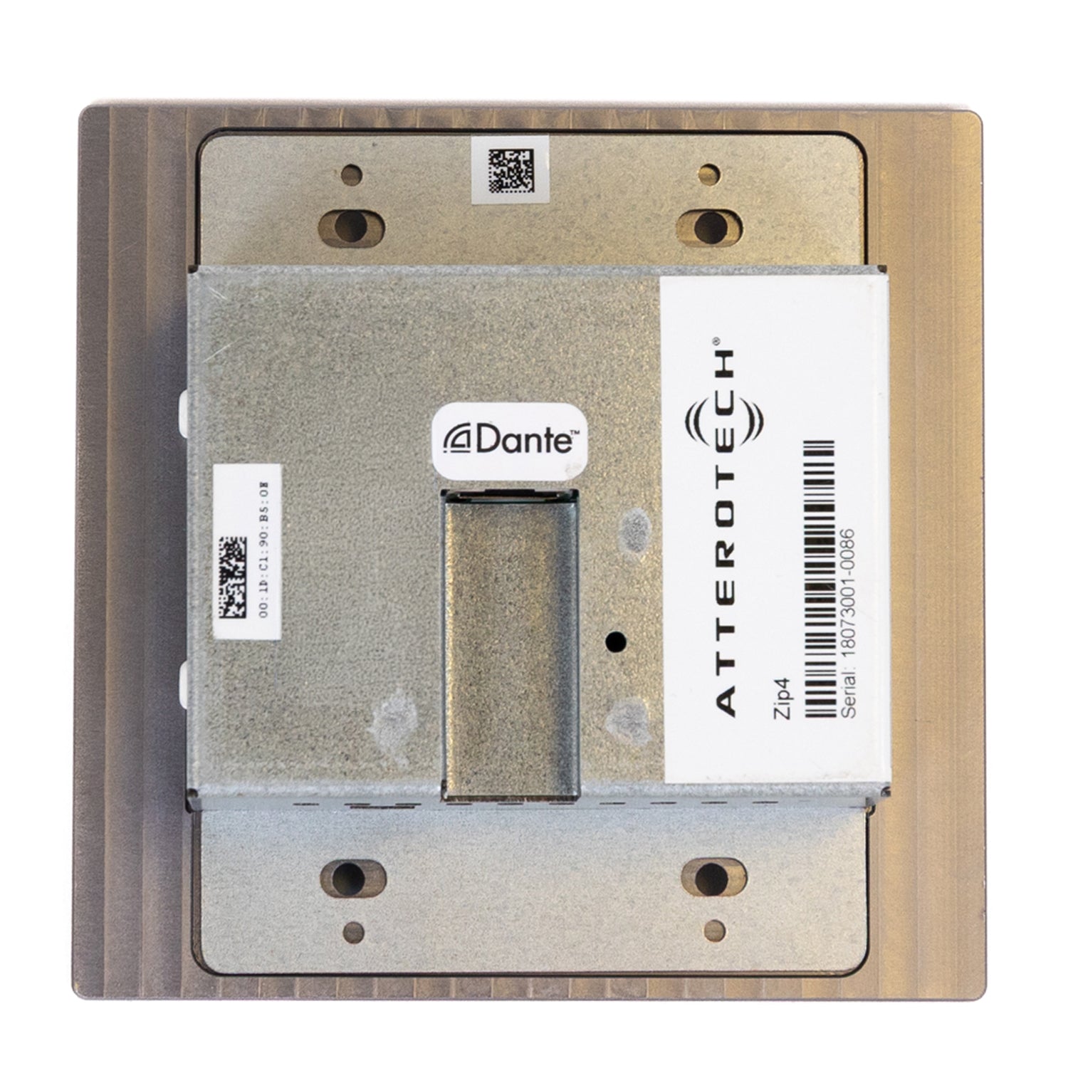 Attero Tech Zip4 In-Wall Dante AES67 Paging Interface