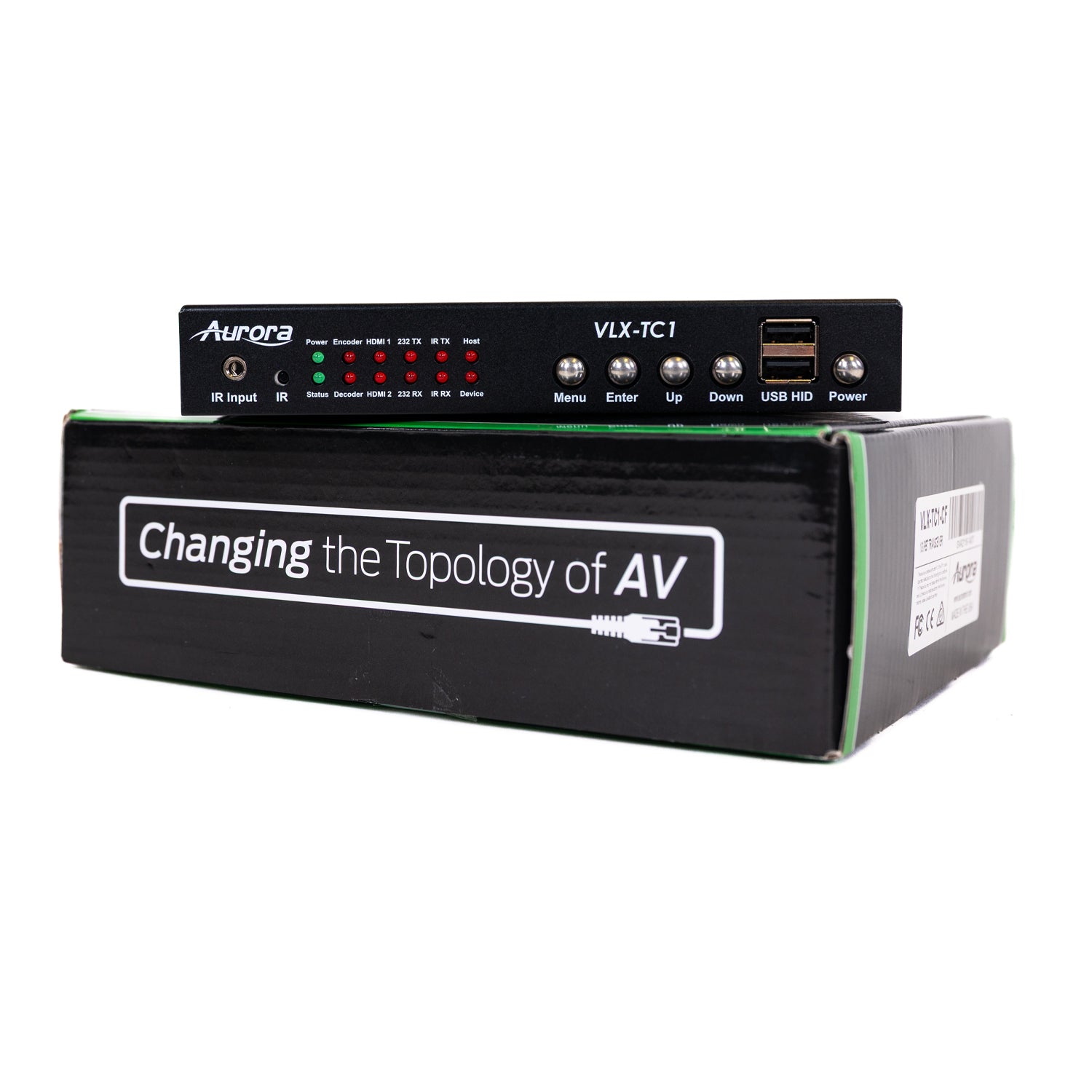 Aurora VLX-TC1-CF 4K 1Gbps AV-over-IP Transceiver