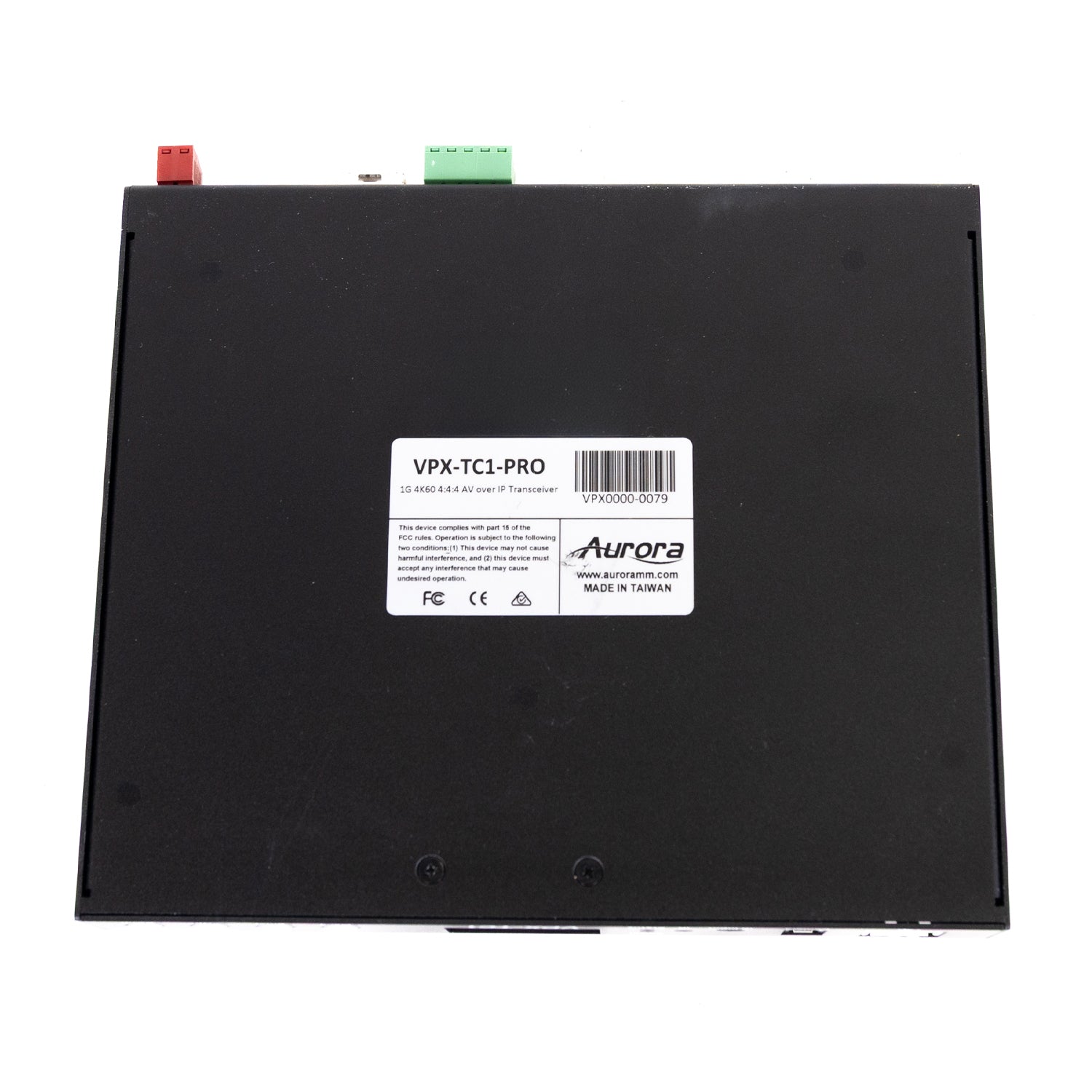 Aurora VPX-TC1-PRO 4K60 4:4:4 1Gbps AV-Over-IP Transceiver (No Power Supply)