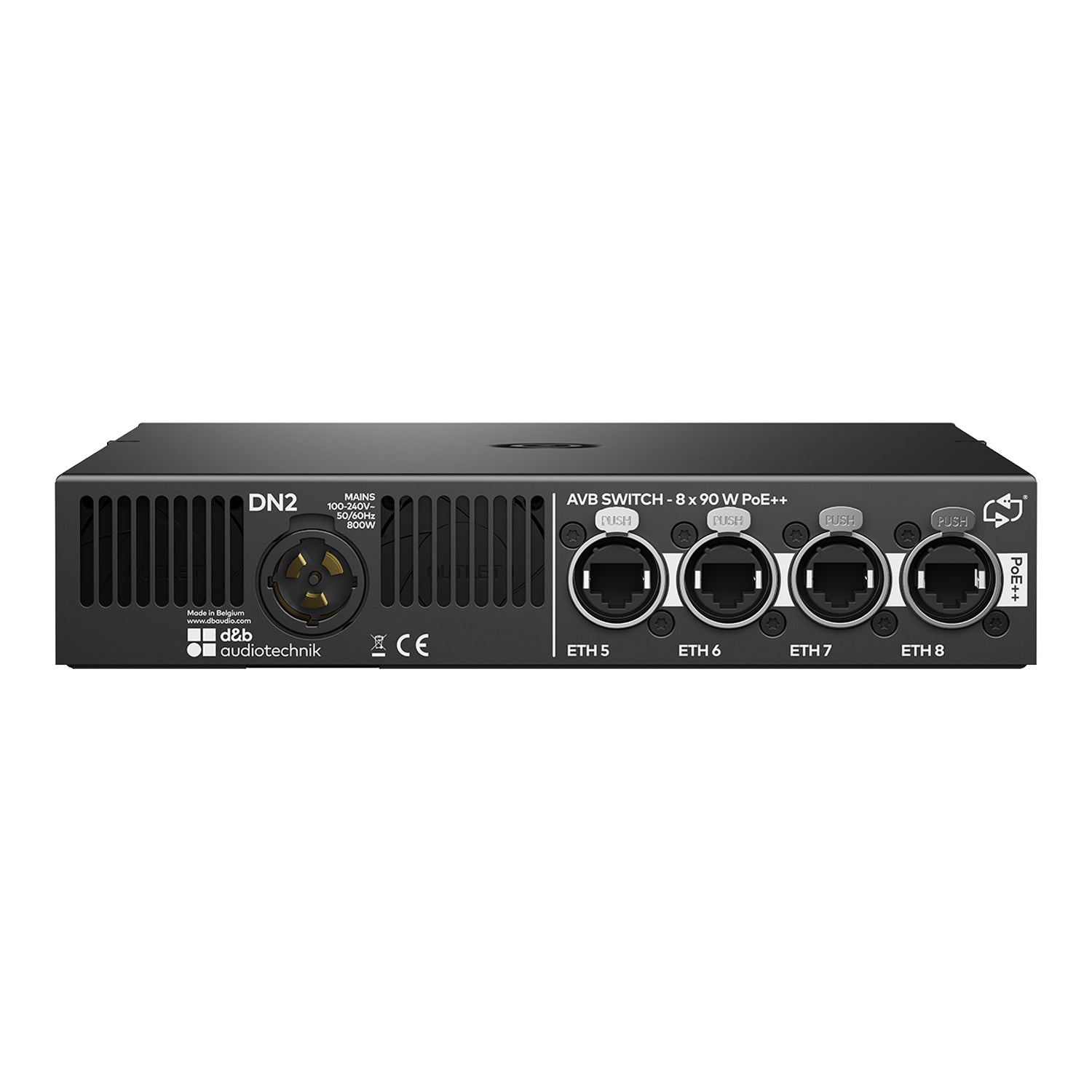 d&b DN2 8-Port Ethernet PoE++ Switch