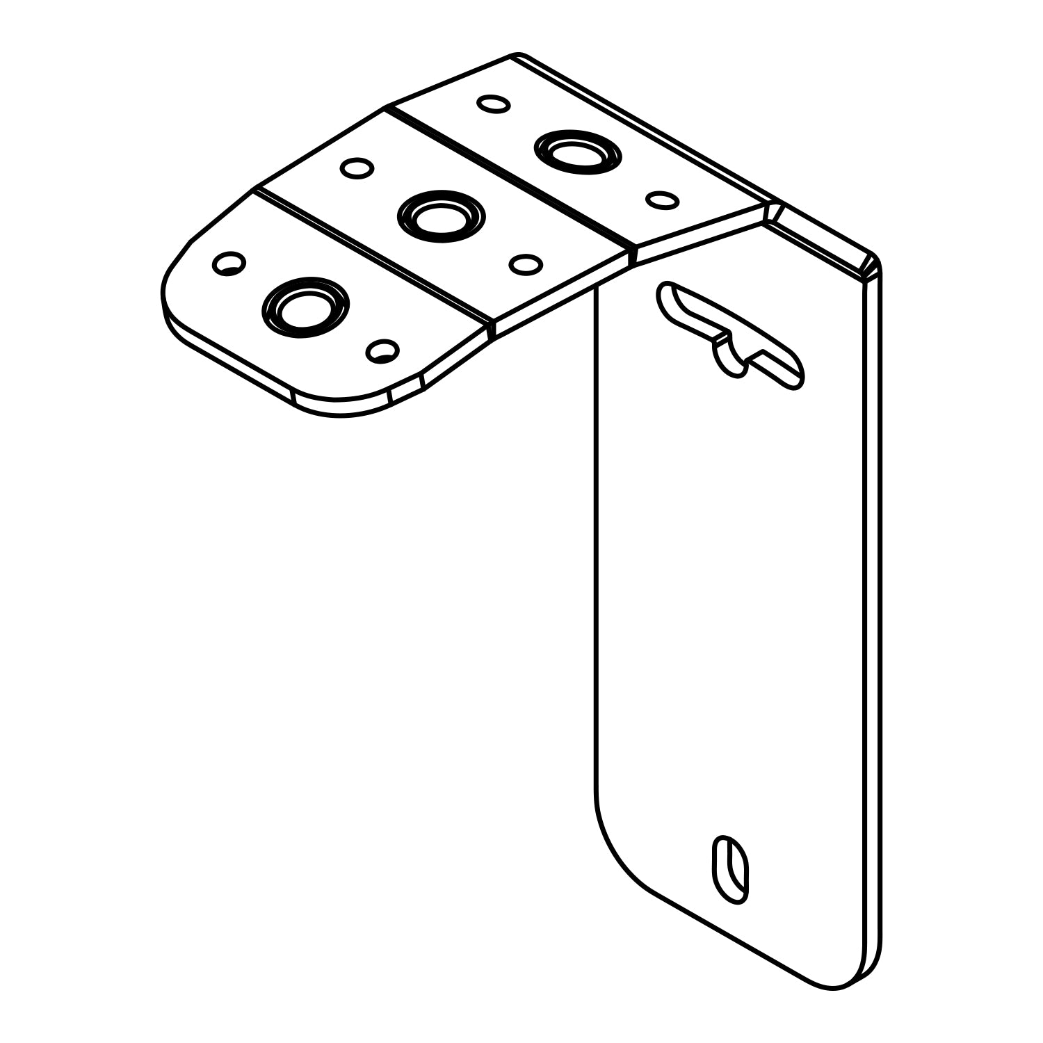 d&b U3 Horizontal Bracket (Z5802)