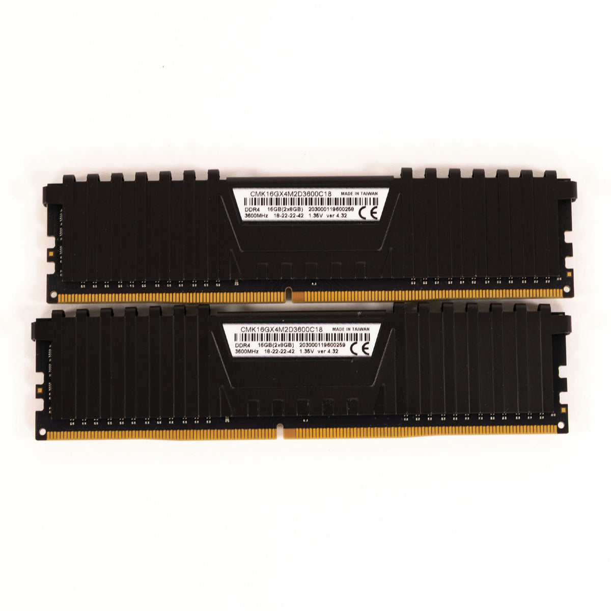 Corsair VENGEANCE® LPX 16GB (2 x 8GB) DDR4 DRAM 3200MHz C16 Memory Kit - Black