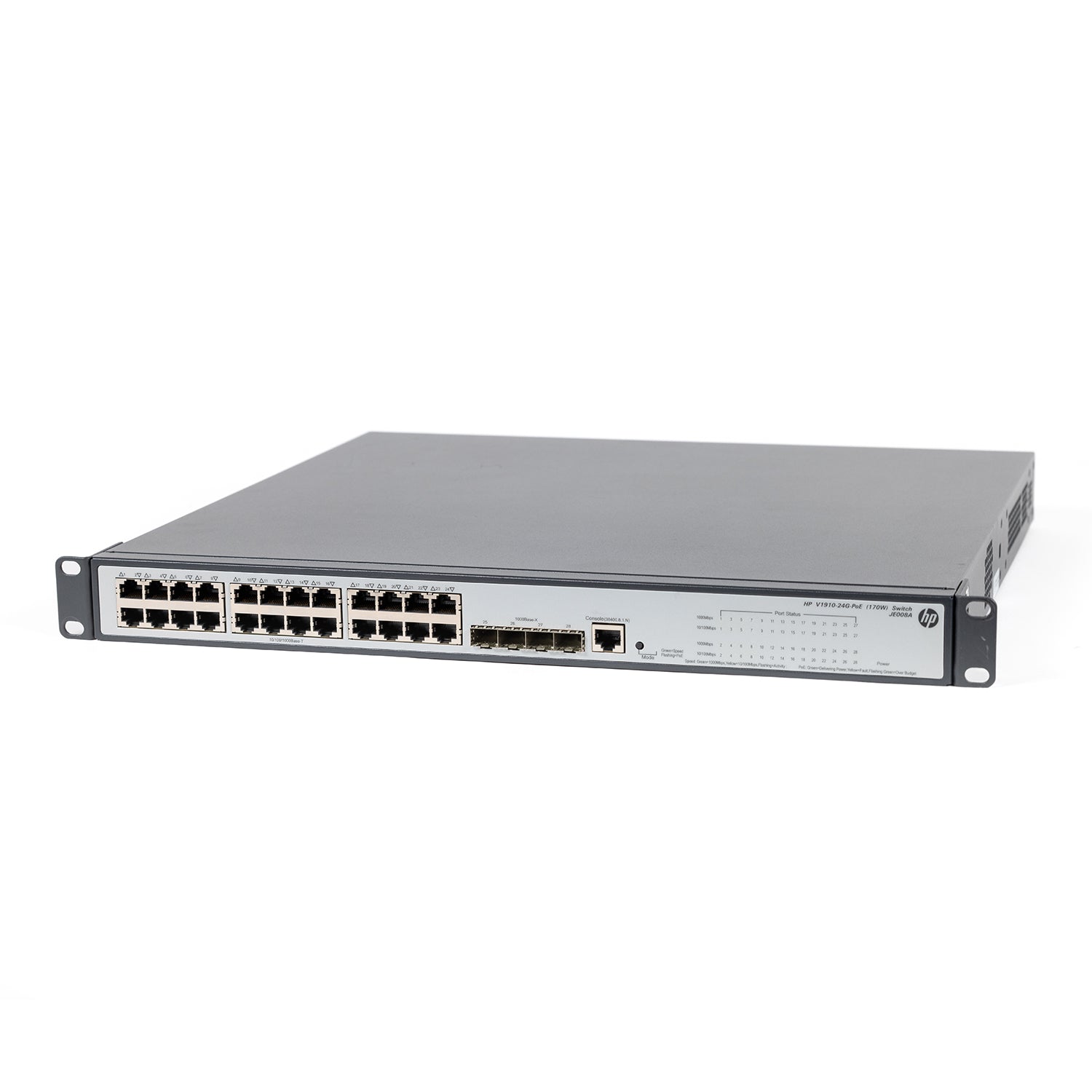 HP V1910-24G-PoE (170W) 24-Ports Managed Gigabit Ethernet Switch (JE008A)