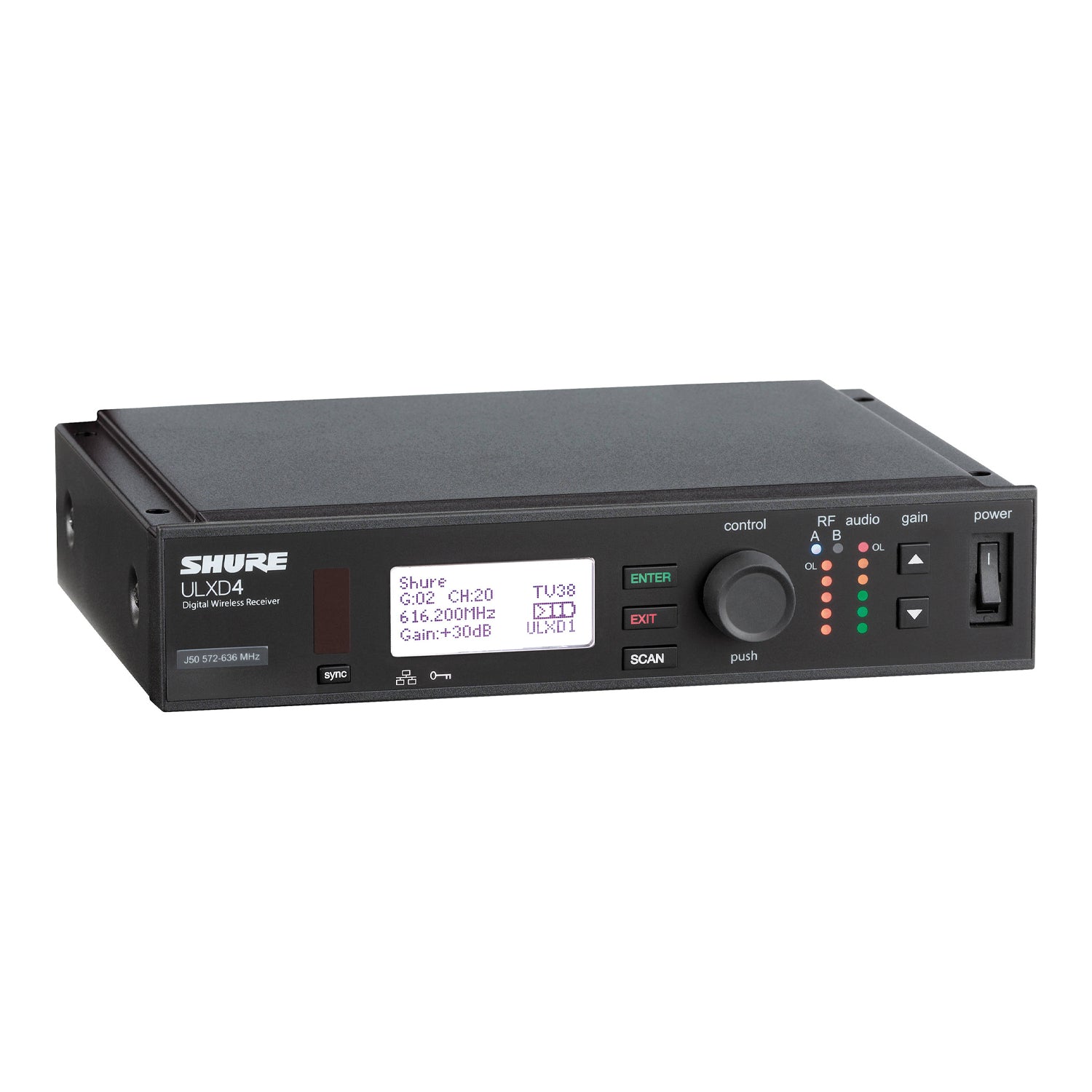 Shure ULXD4 Wireless Receiver