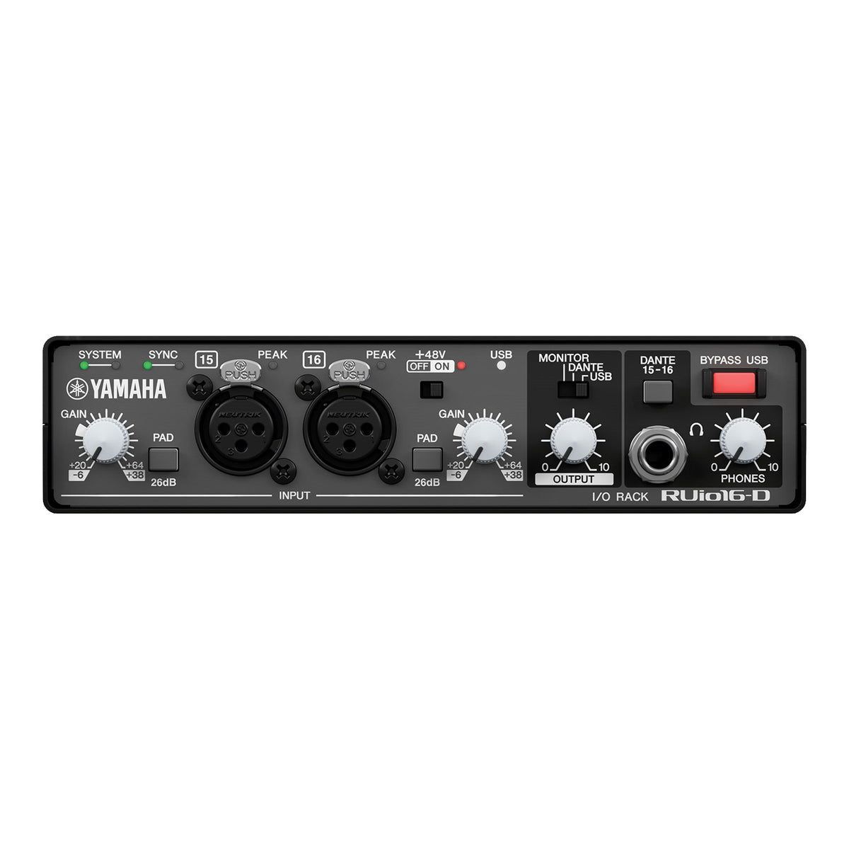 Yamaha RUio16-D Dante/USB Audio Interface